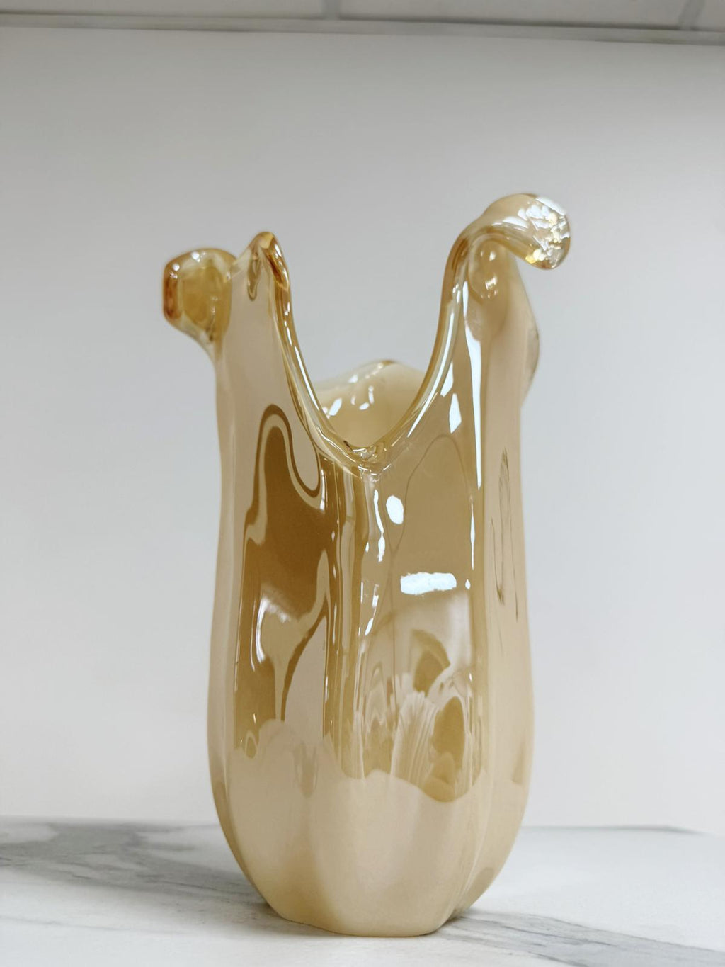 Murano Glass Vase | Certified Murano Glass | Made in Italy | Decorative Vase | Collection Tulipano Medio