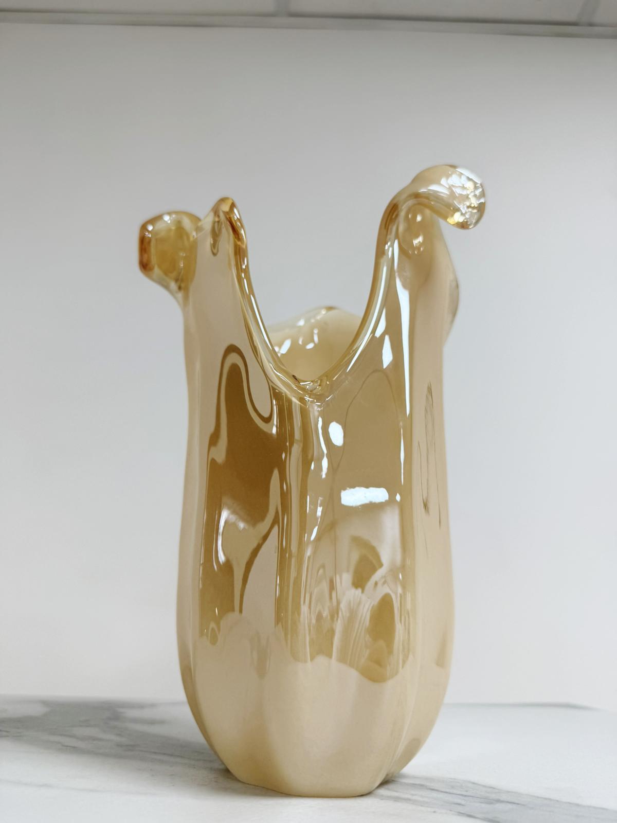 Murano Glass Vase | Certified Murano Glass | Made in Italy | Decorative Vase | Collection Tulipano Medio
