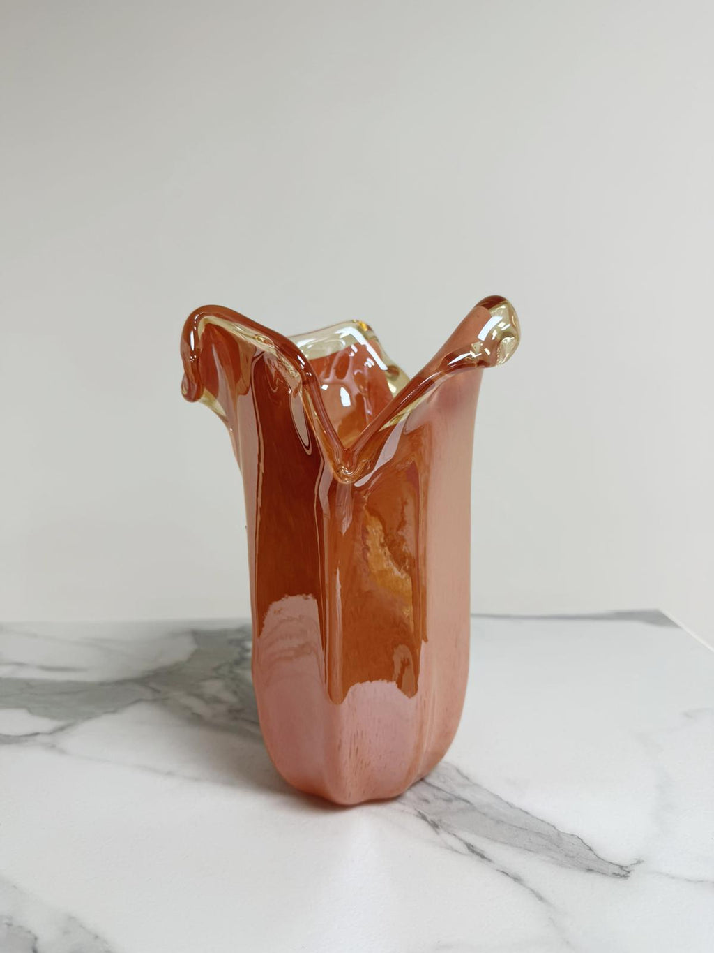 Murano Glass Vase | Certified Murano Glass | Made in Italy | Decorative Vase | Collection Tulipano Medio