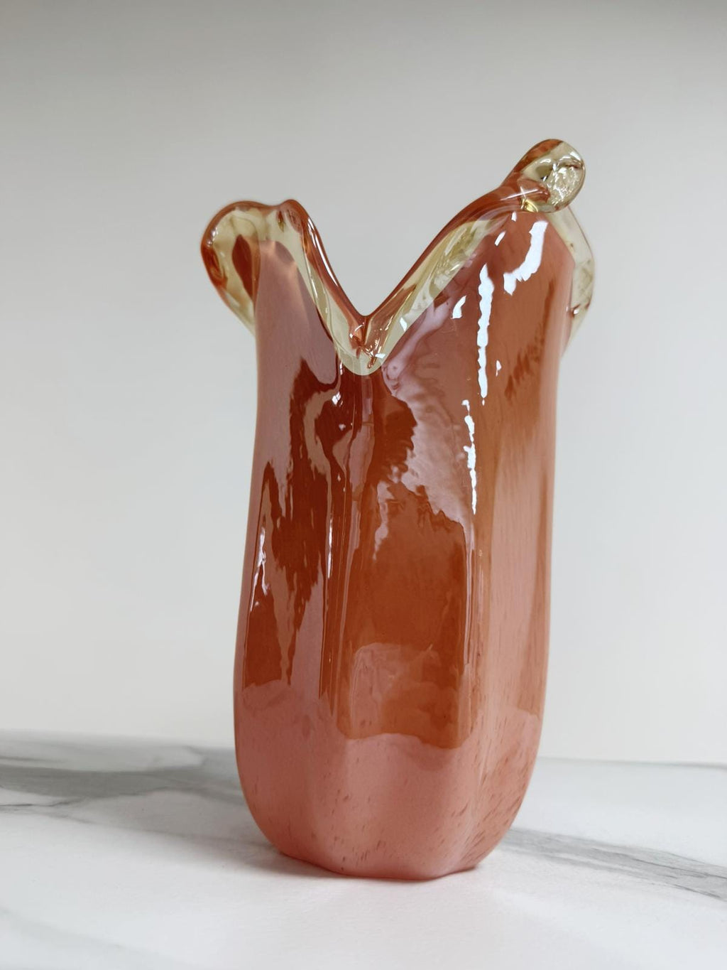 Murano Glass Vase | Certified Murano Glass | Made in Italy | Decorative Vase | Collection Tulipano Medio