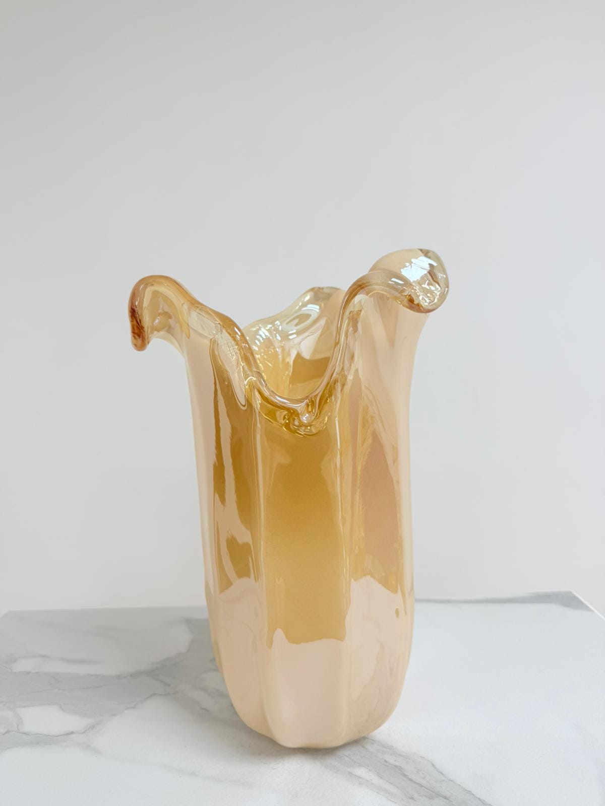 Murano Glass Vase | Certified Murano Glass | Made in Italy | Decorative Vase | Collection Tulipano Grande
