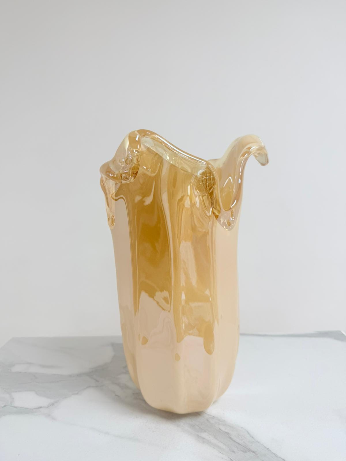 Murano Glass Vase | Certified Murano Glass | Made in Italy | Decorative Vase | Collection Tulipano Grande