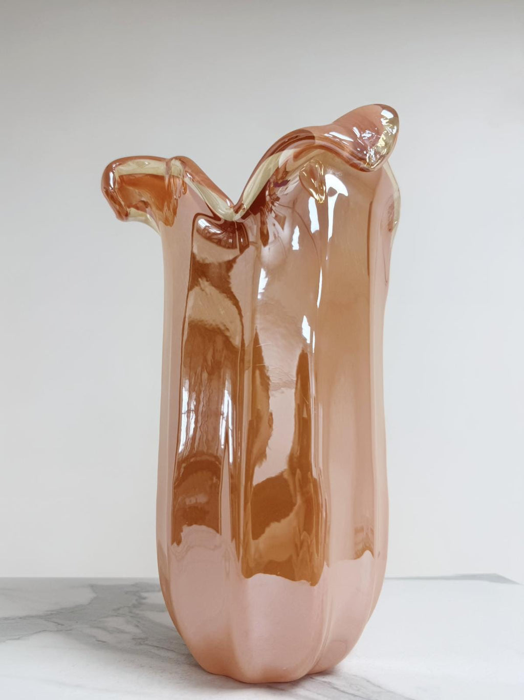 Murano Glass Vase | Certified Murano Glass | Made in Italy | Decorative Vase | Collection Tulipano Grande