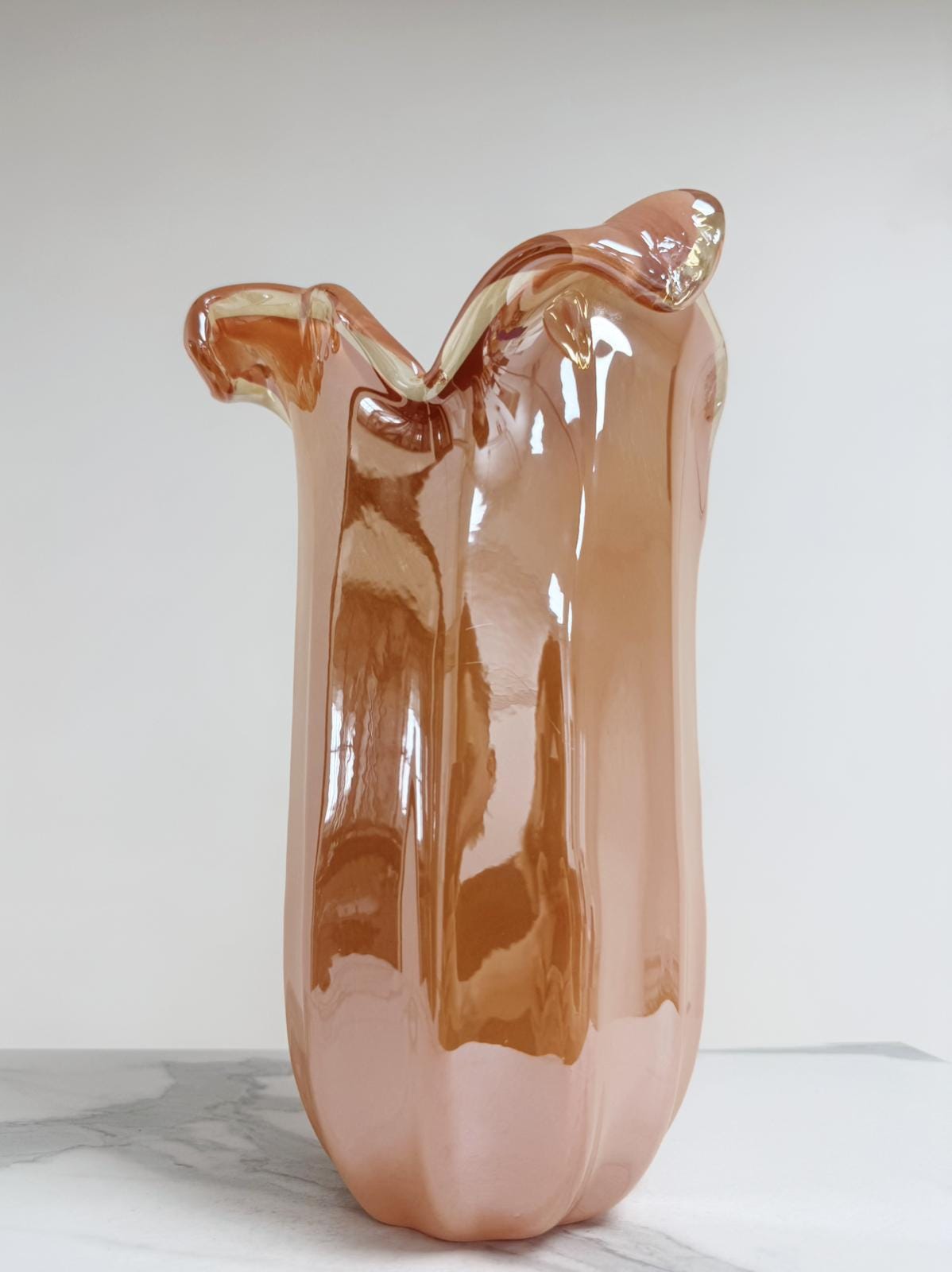 Murano Glass Vase | Certified Murano Glass | Made in Italy | Decorative Vase | Collection Tulipano Grande