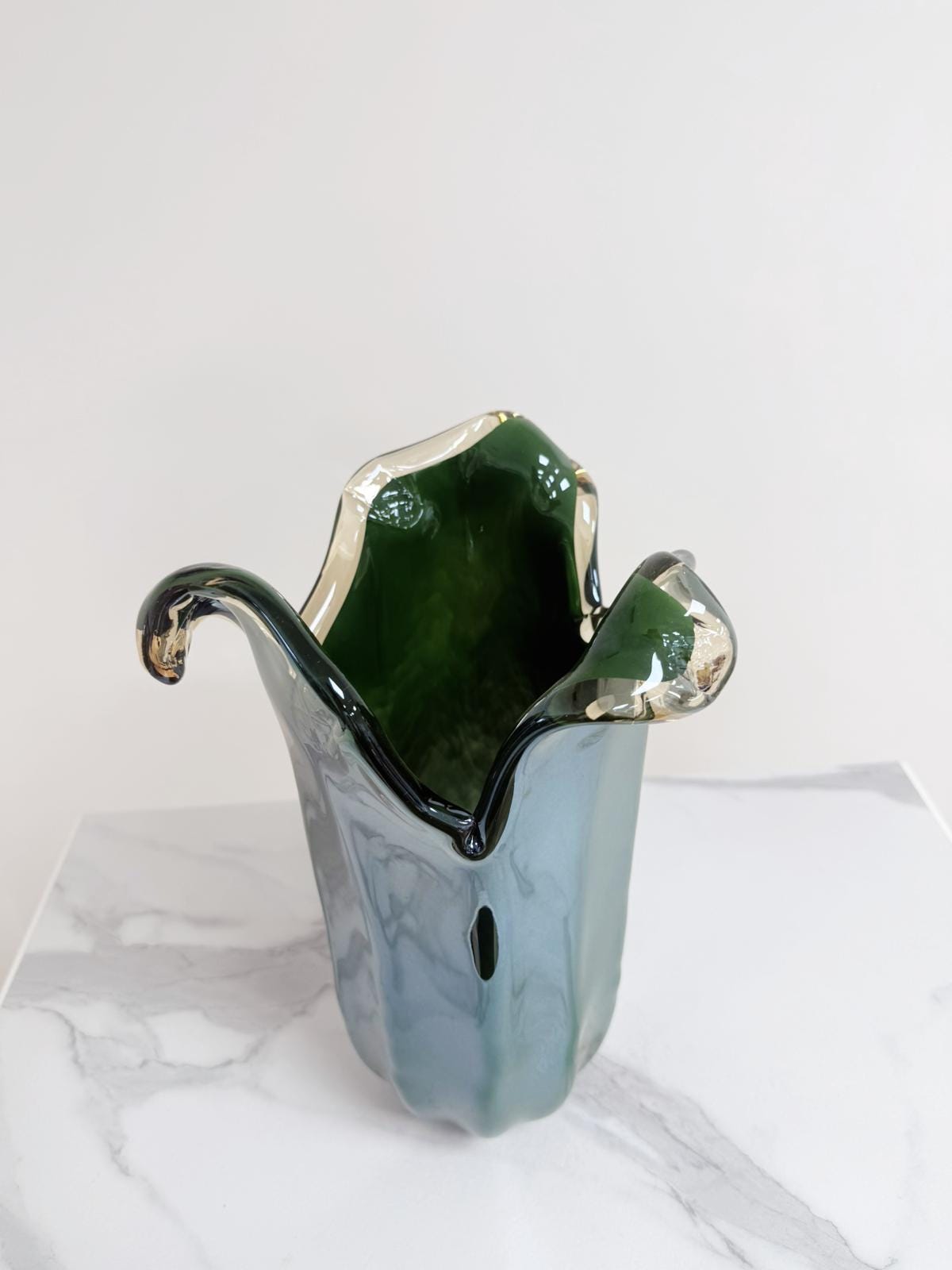 Murano Glass Vase | Certified Murano Glass | Made in Italy | Decorative Vase | Collection Tulipano Grande
