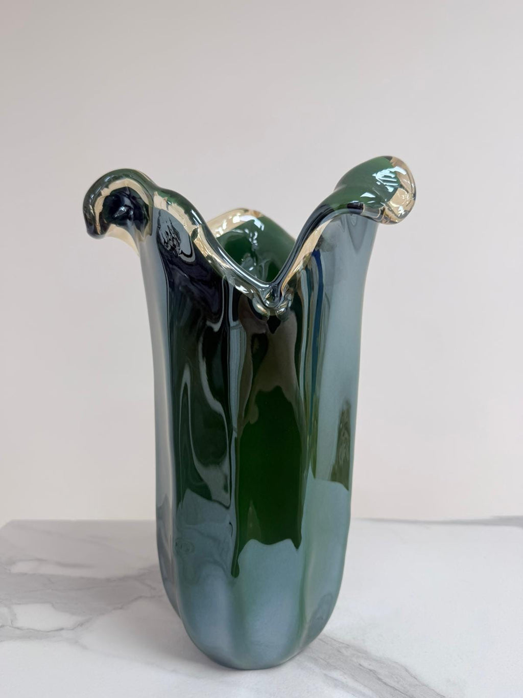Murano Glass Vase | Certified Murano Glass | Made in Italy | Decorative Vase | Collection Tulipano Grande