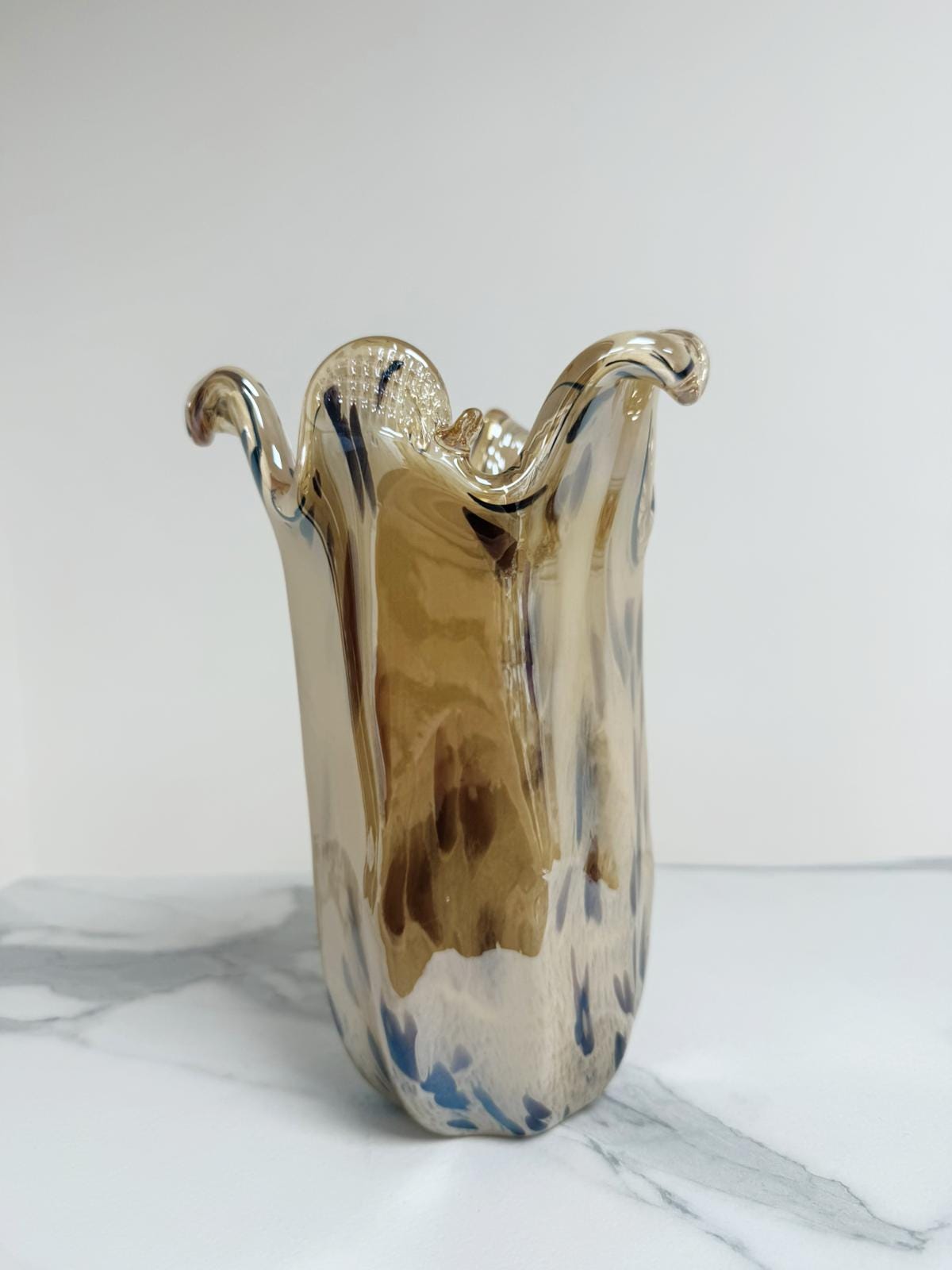 Murano Glass Vase | Certified Murano Glass | Made in Italy | Decorative Vase | Collection Venezia Medio