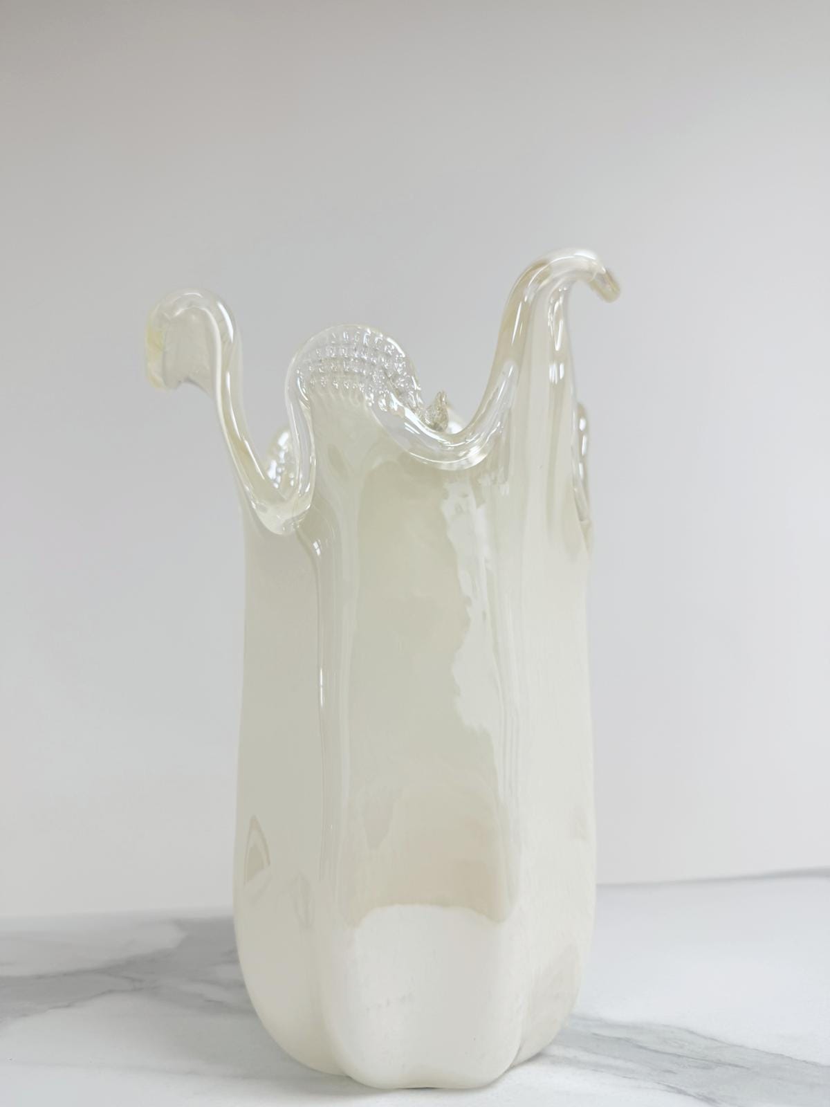 Murano Glass Vase | Certified Murano Glass | Made in Italy | Decorative Vase | Collection Venezia Medio