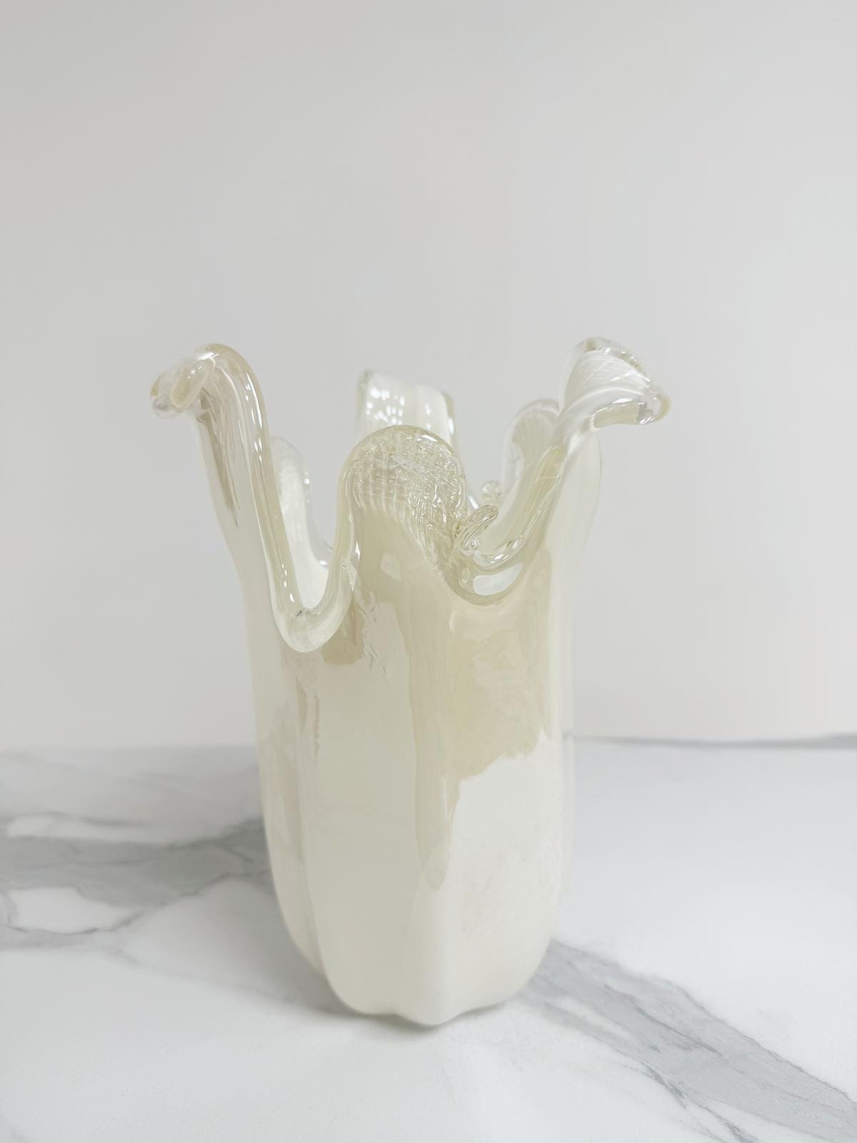 Murano Glass Vase | Certified Murano Glass | Made in Italy | Decorative Vase | Collection Venezia Medio