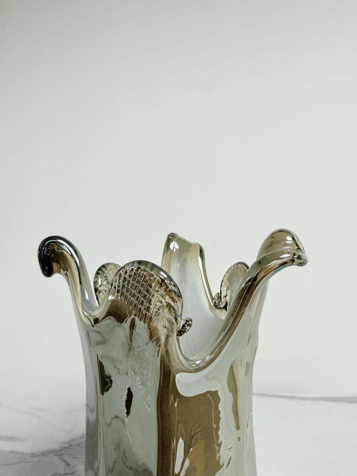 Murano Glass Vase | Certified Murano Glass | Made in Italy | Decorative Vase | Collection Venezia Medio