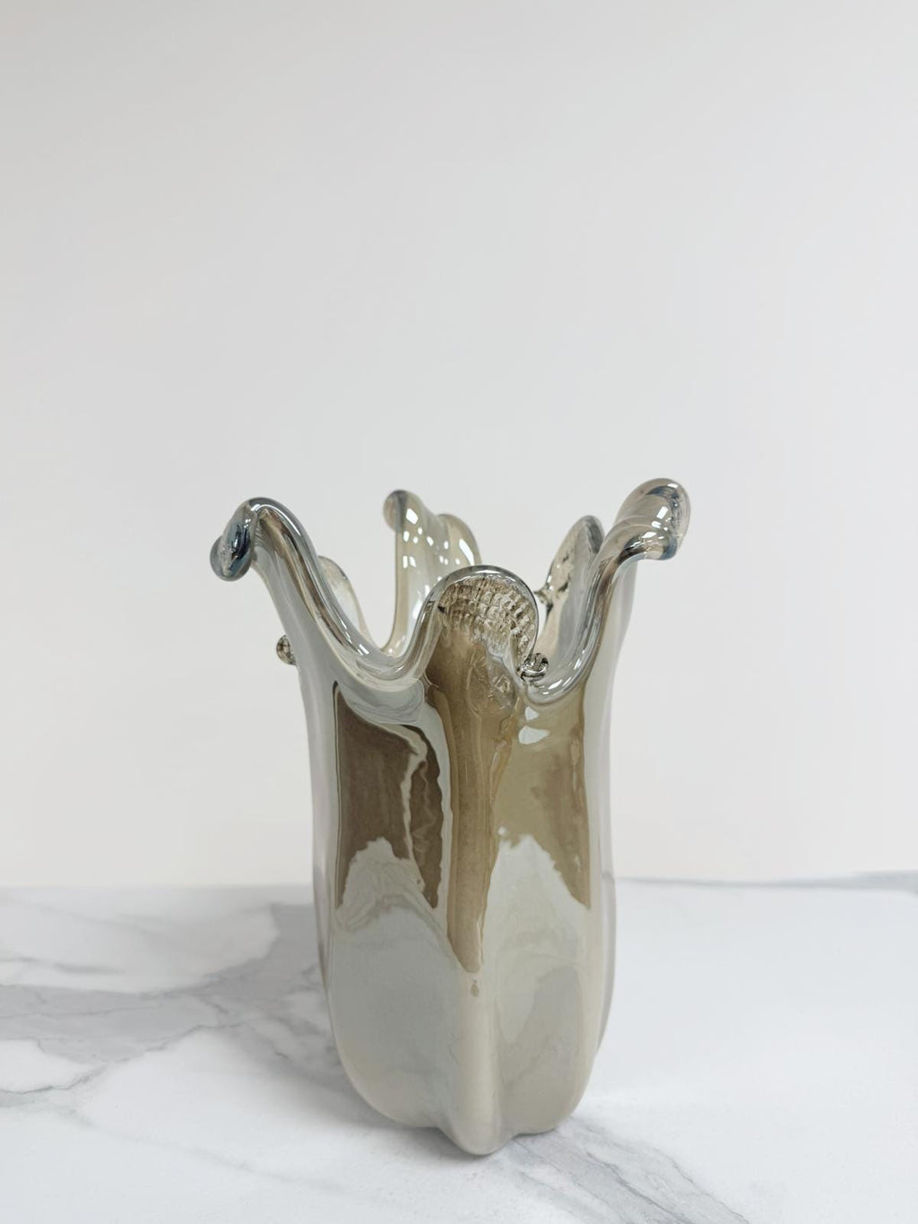 Murano Glass Vase | Certified Murano Glass | Made in Italy | Decorative Vase | Collection Venezia Medio