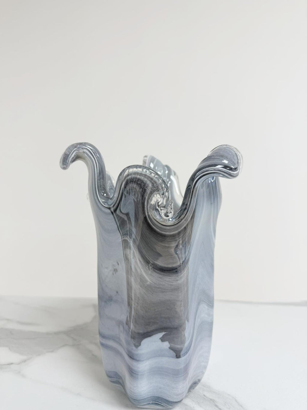 Murano Glass Vase | Certified Murano Glass | Made in Italy | Decorative Vase | Collection Venezia Medio