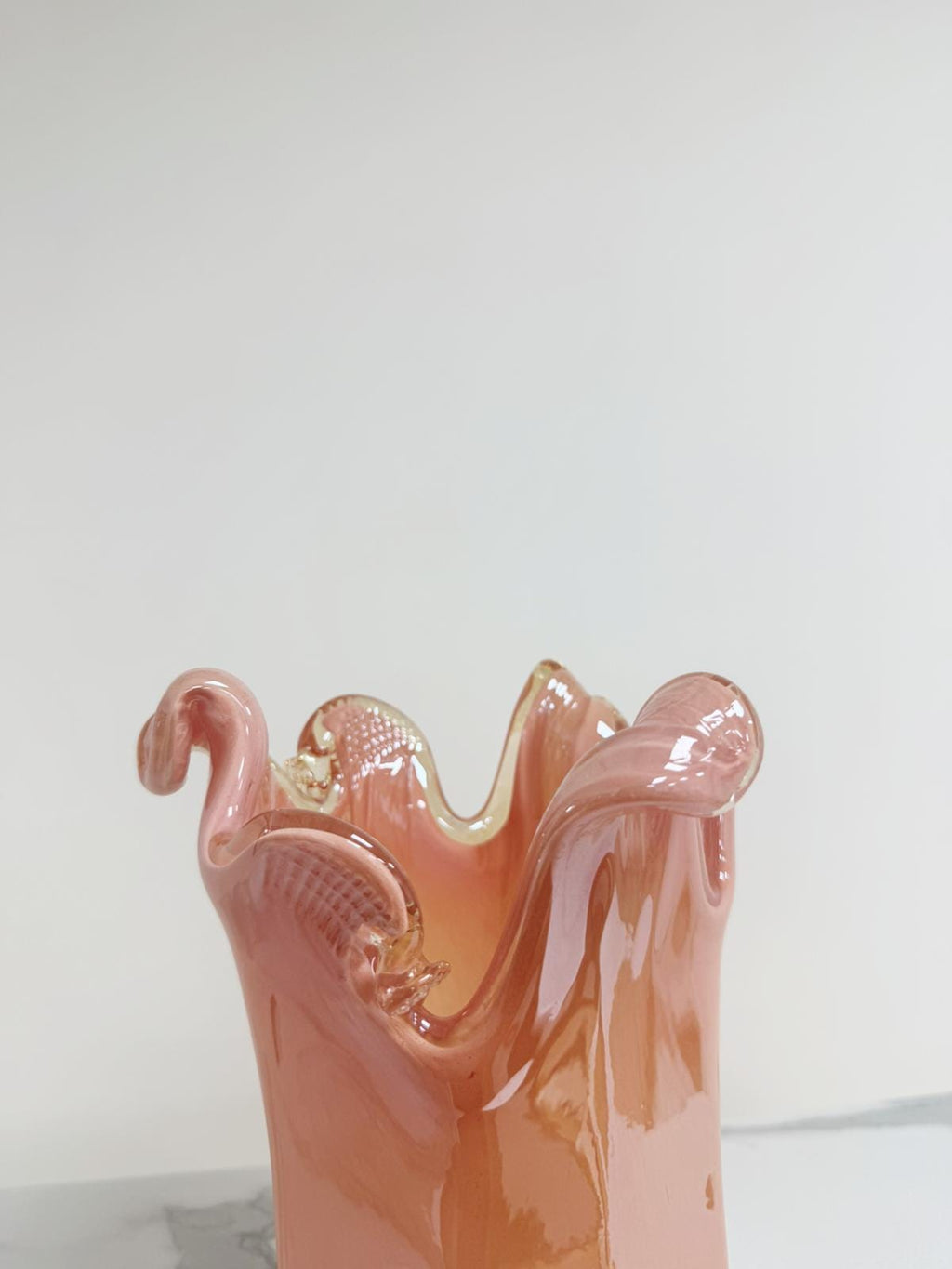 Murano Glass Vase | Certified Murano Glass | Made in Italy | Decorative Vase | Collection Venezia Medio