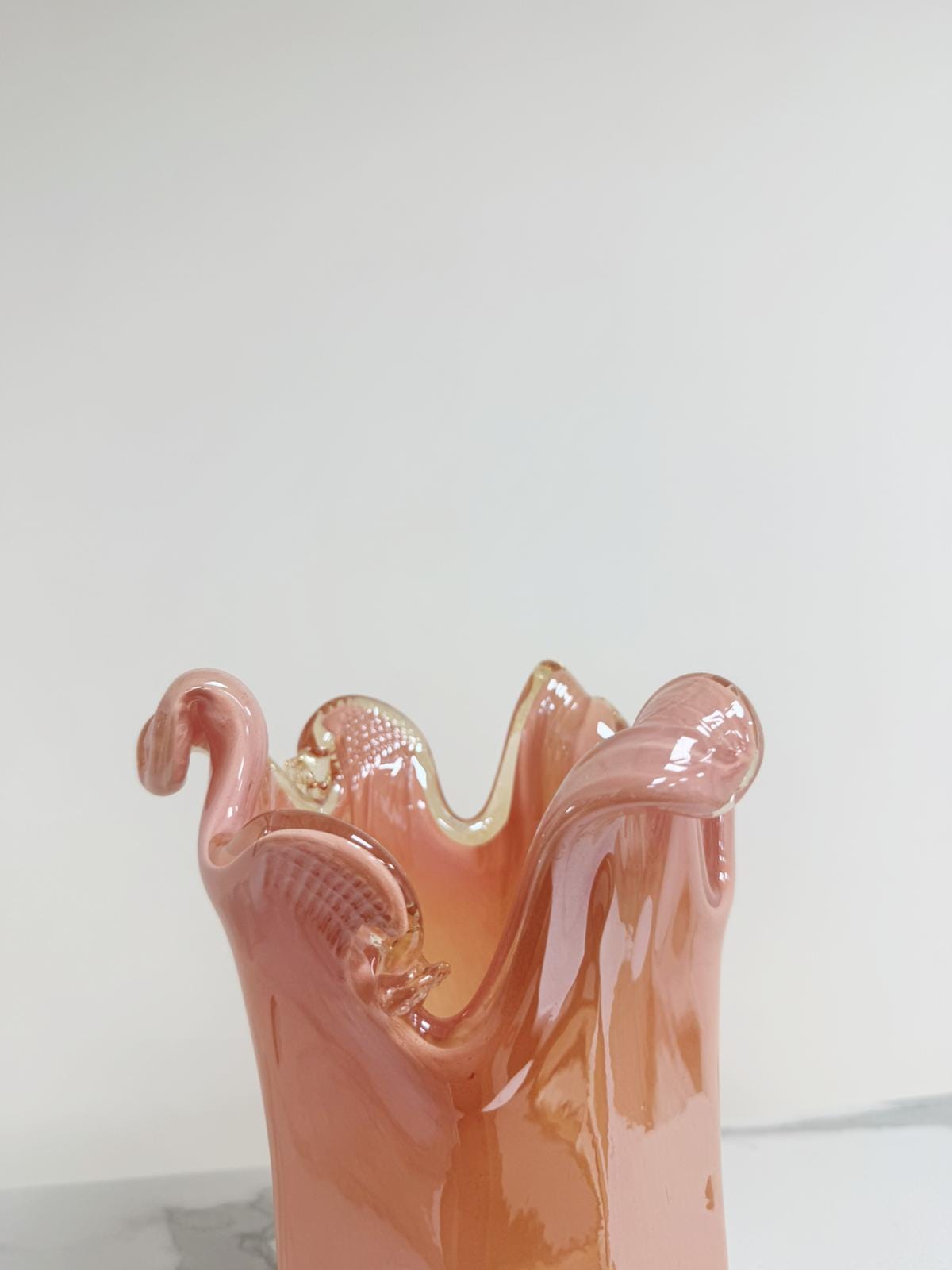 Murano Glass Vase | Certified Murano Glass | Made in Italy | Decorative Vase | Collection Venezia Medio
