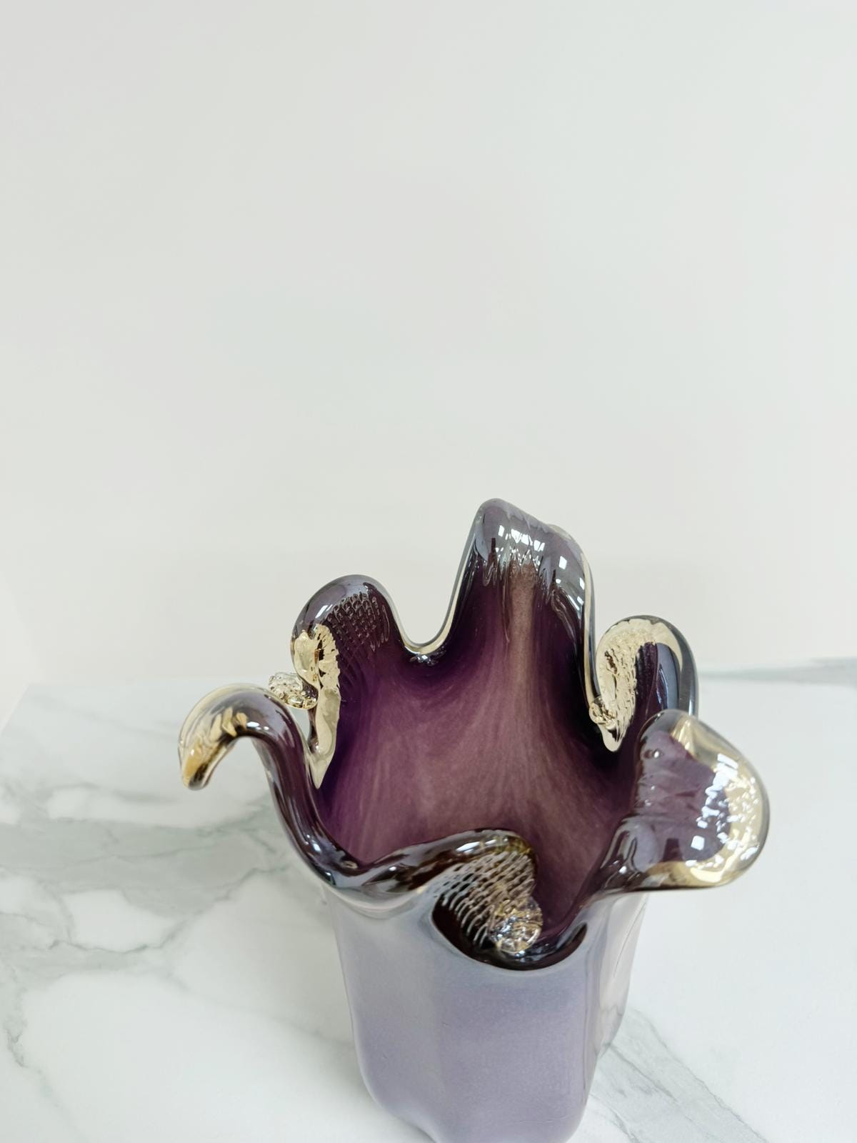 Murano Glass Vase | Certified Murano Glass | Made in Italy | Decorative Vase | Collection Venezia Medio