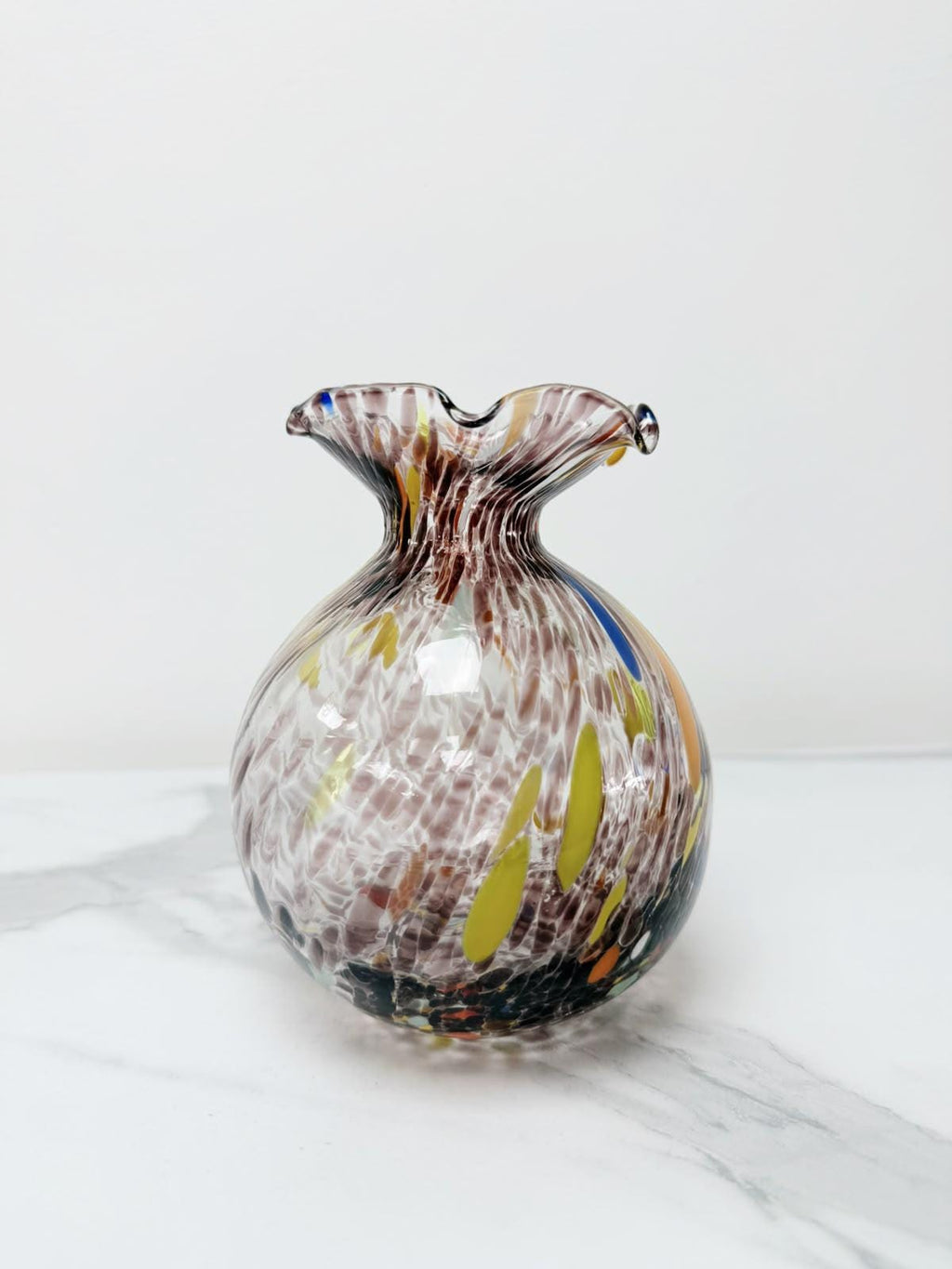 Murano Glass Vase | Certified Murano Glass | Made in Italy | Decorative Vase | Collection Smeraldo