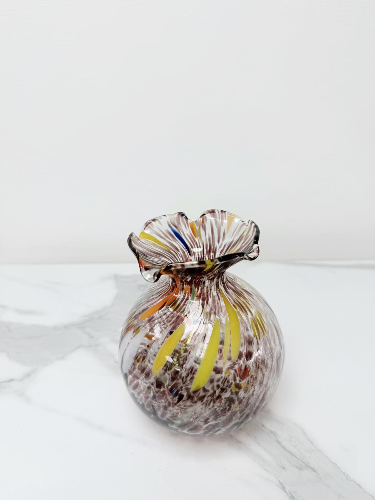 Murano Glass Vase | Certified Murano Glass | Made in Italy | Decorative Vase | Collection Smeraldo