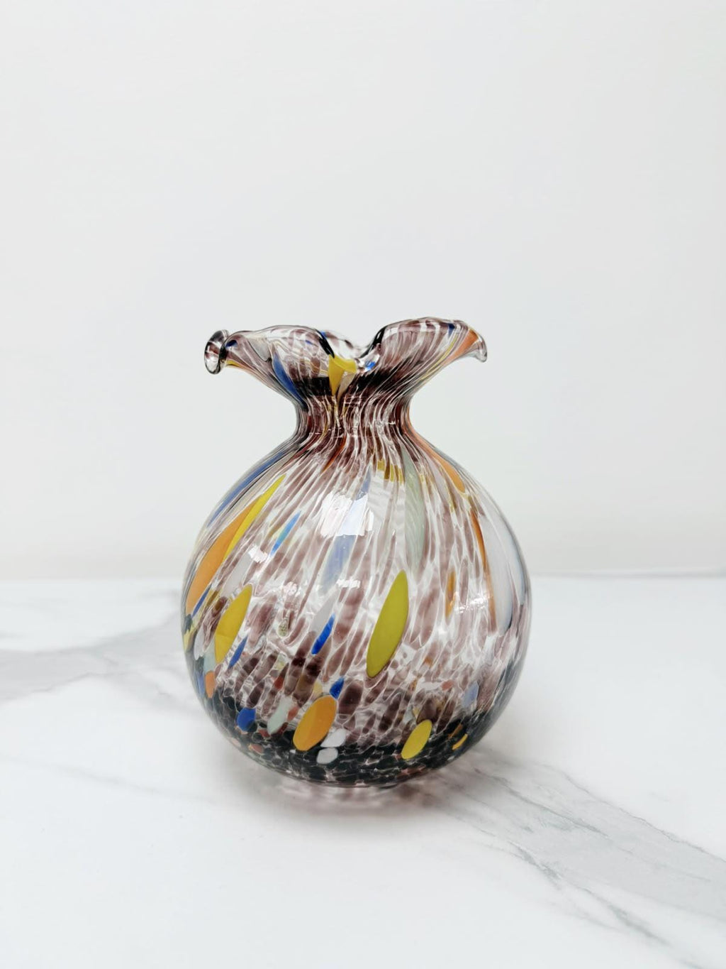Murano Glass Vase | Certified Murano Glass | Made in Italy | Decorative Vase | Collection Smeraldo