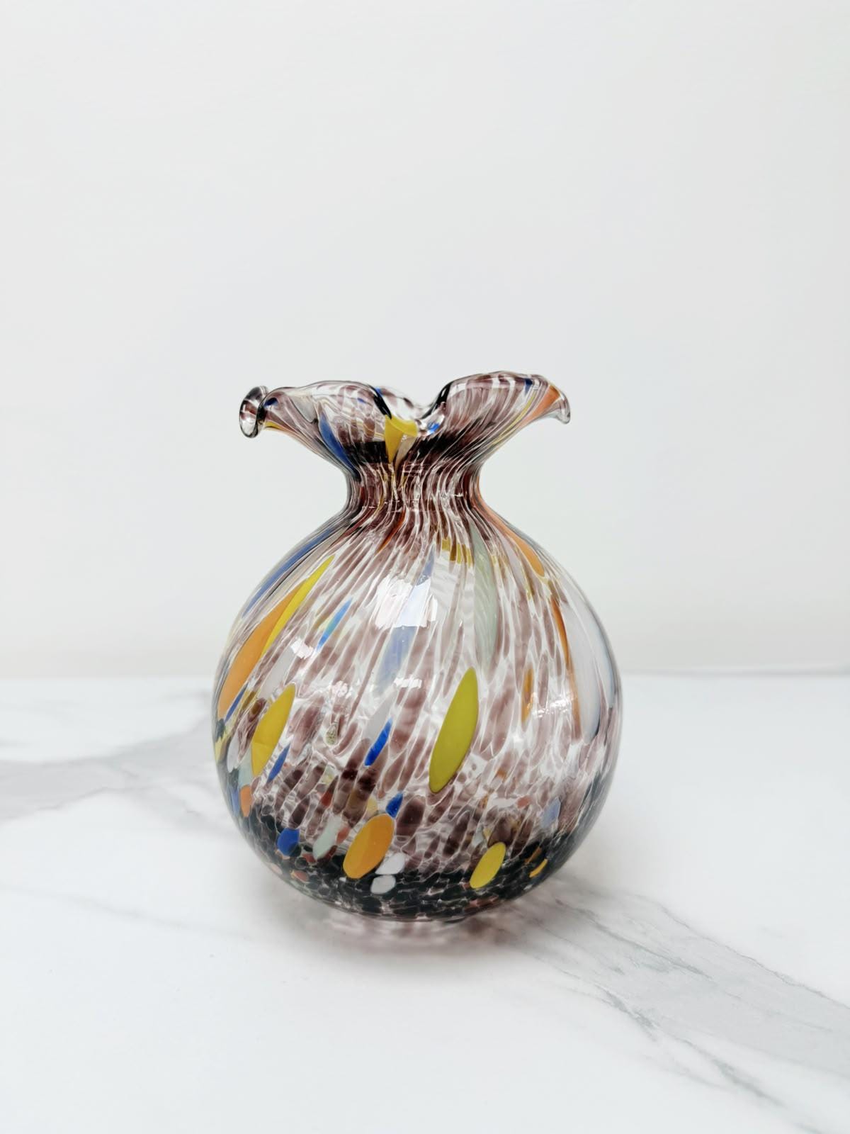 Murano Glass Vase | Certified Murano Glass | Made in Italy | Decorative Vase | Collection Smeraldo