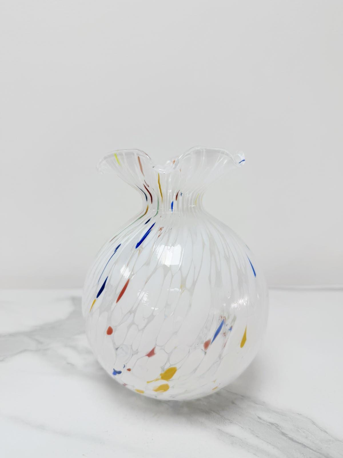 Murano Glass Vase | Certified Murano Glass | Made in Italy | Decorative Vase | Collection Smeraldo