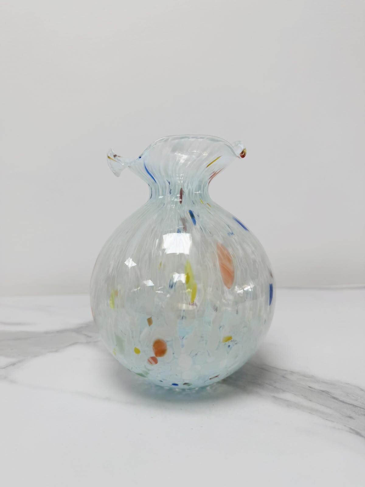 Murano Glass Vase | Certified Murano Glass | Made in Italy | Decorative Vase | Collection Smeraldo
