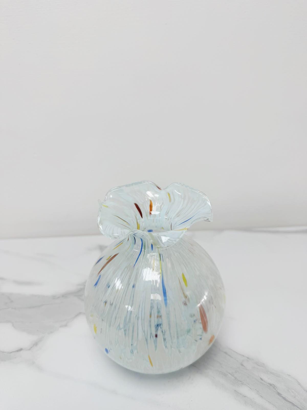 Murano Glass Vase | Certified Murano Glass | Made in Italy | Decorative Vase | Collection Smeraldo