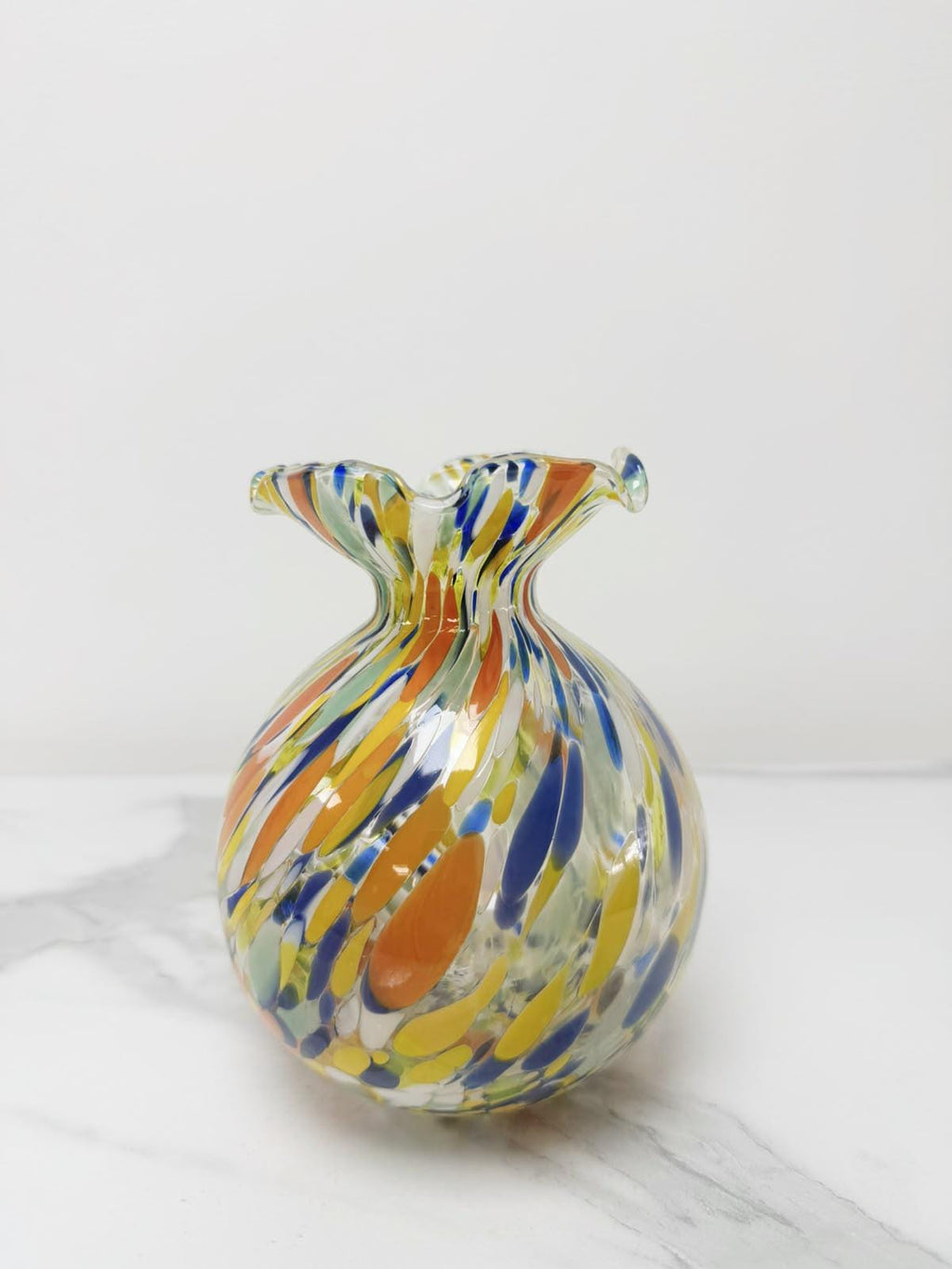 Murano Glass Vase | Certified Murano Glass | Made in Italy | Decorative Vase | Collection Smeraldo