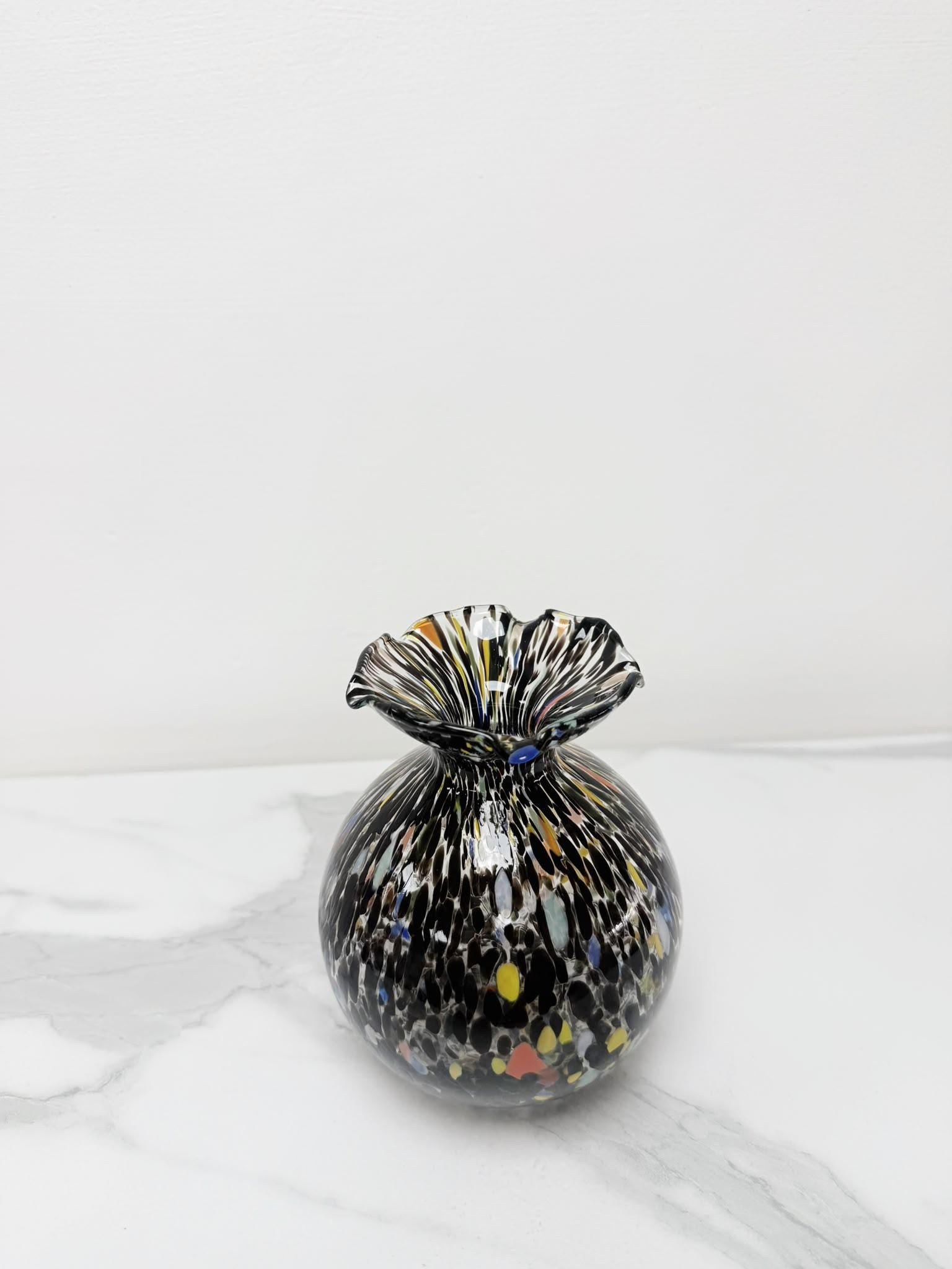 Murano Glass Vase | Certified Murano Glass | Made in Italy | Decorative Vase | Collection Smeraldo