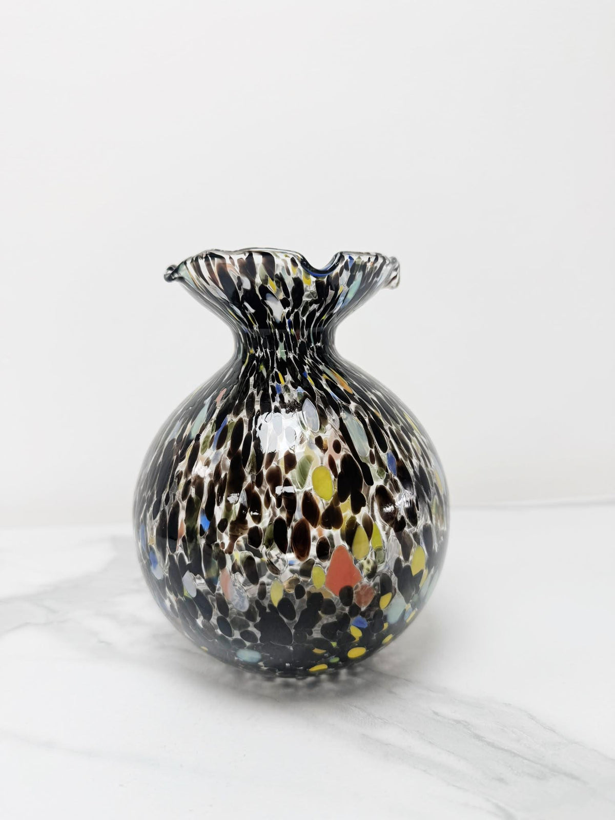 Murano Glass Vase | Certified Murano Glass | Made in Italy | Decorative Vase | Collection Smeraldo