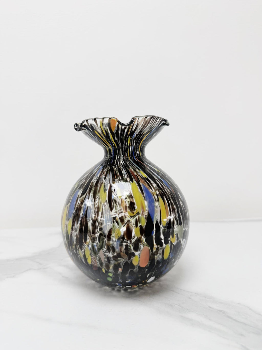 Murano Glass Vase | Certified Murano Glass | Made in Italy | Decorative Vase | Collection Smeraldo