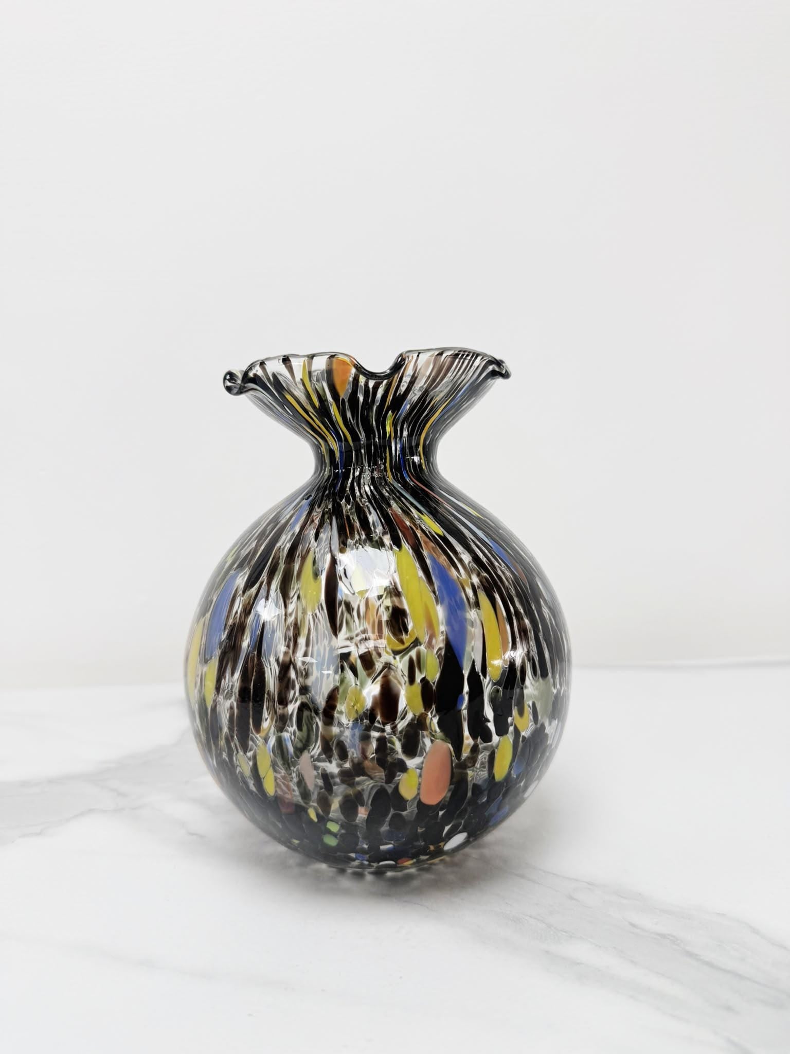 Murano Glass Vase | Certified Murano Glass | Made in Italy | Decorative Vase | Collection Smeraldo