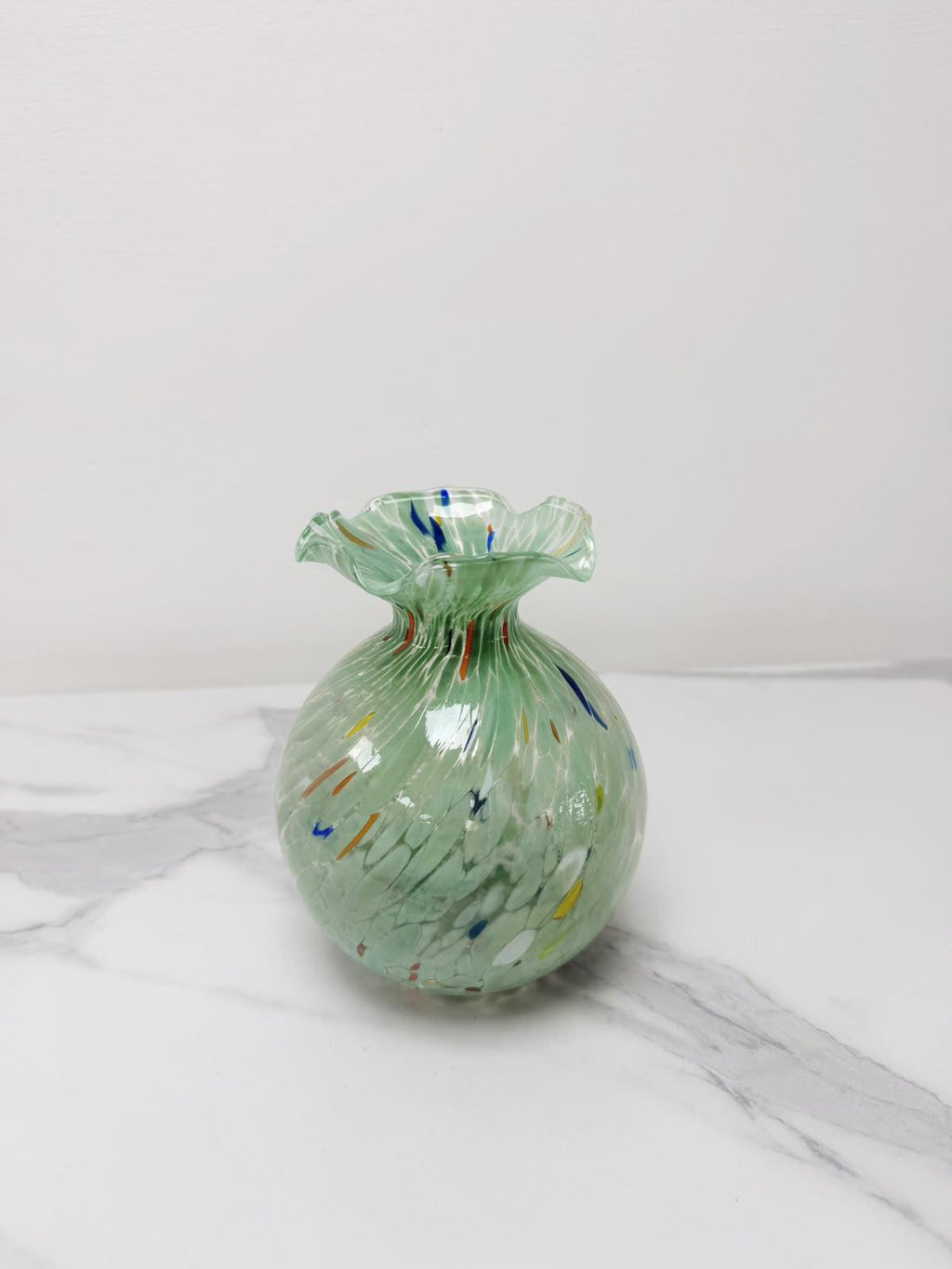 Murano Glass Vase | Certified Murano Glass | Made in Italy | Decorative Vase | Collection Smeraldo