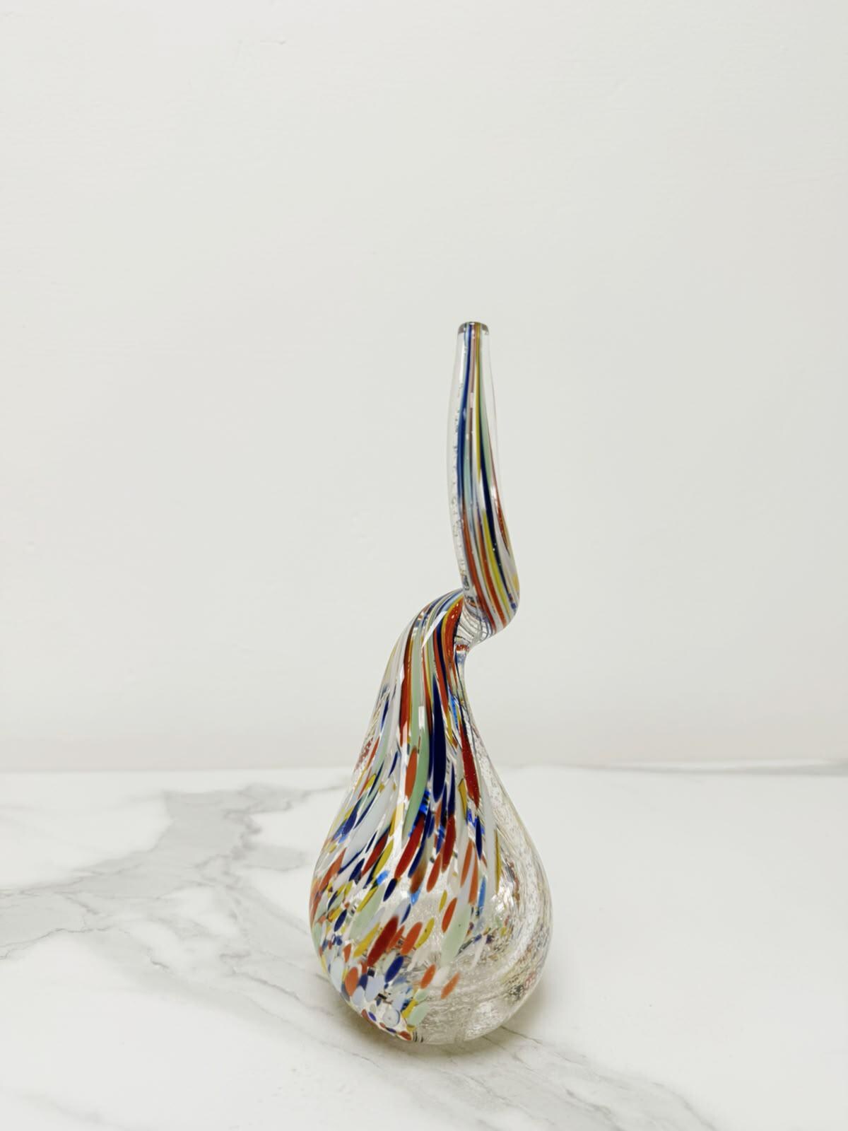 Murano Glass Lucky Horn | Certified Murano Glass | Made in Italy | Italian Good Luck Charm | Medio