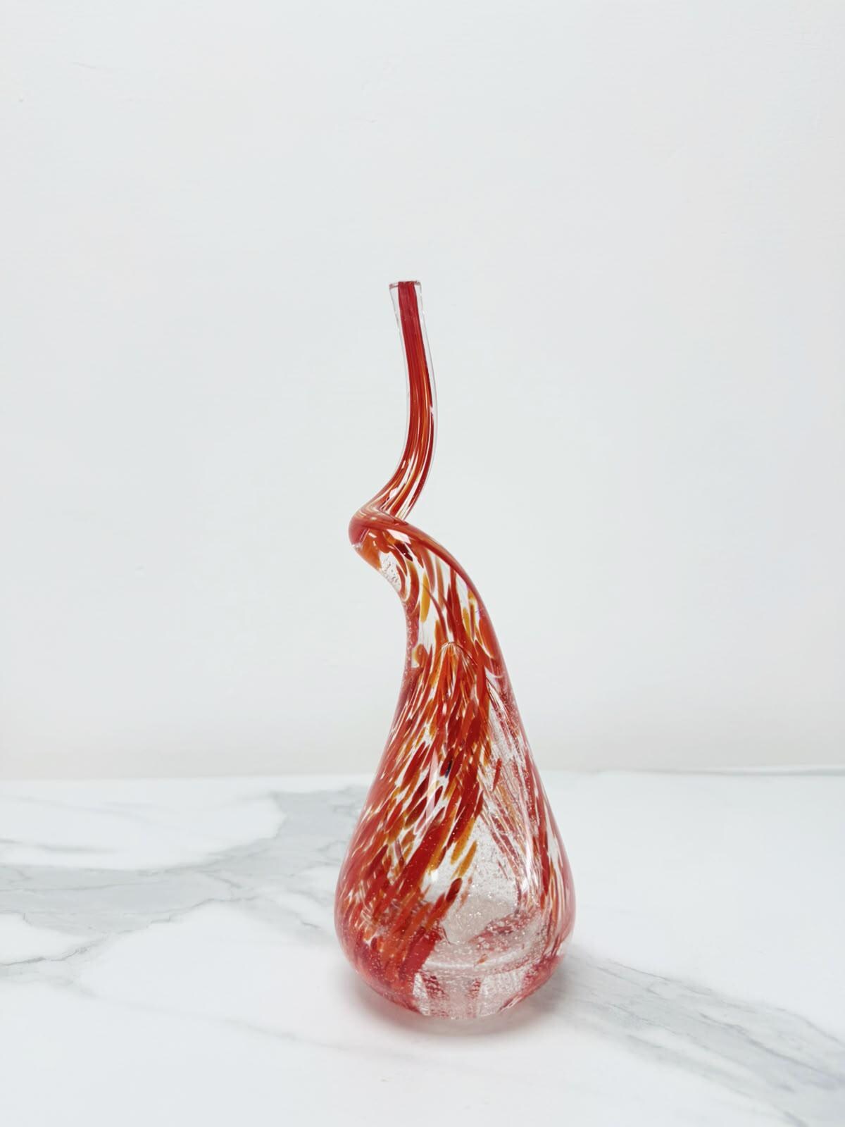 Murano Glass Lucky Horn | Certified Murano Glass | Made in Italy | Italian Good Luck Charm | Medio