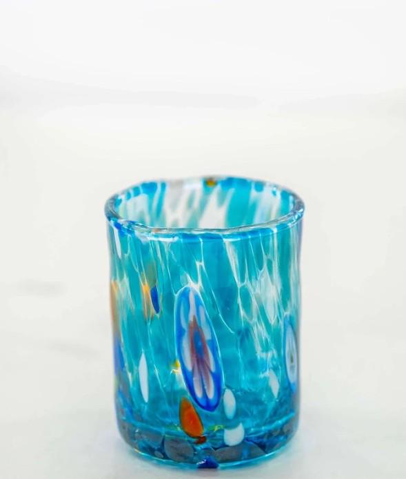 MurArt Bicchieri da Liquore di Murano Collezione Tower B1 Set da 12 bicchieri da 30ml