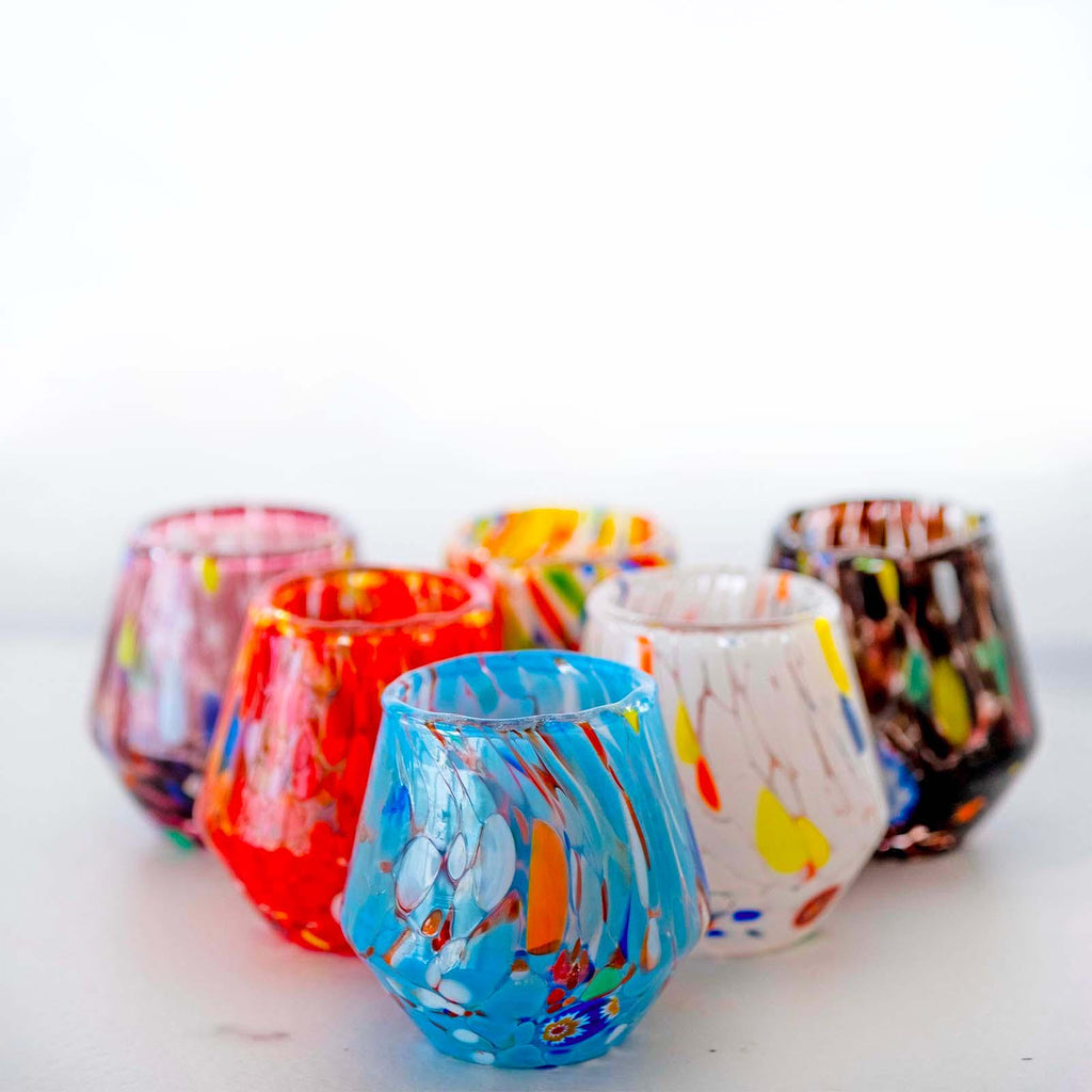 Murano Shot Glass | Certified Murano Glass | Made in Italy | Italian Liqueur Glass | Collection B8