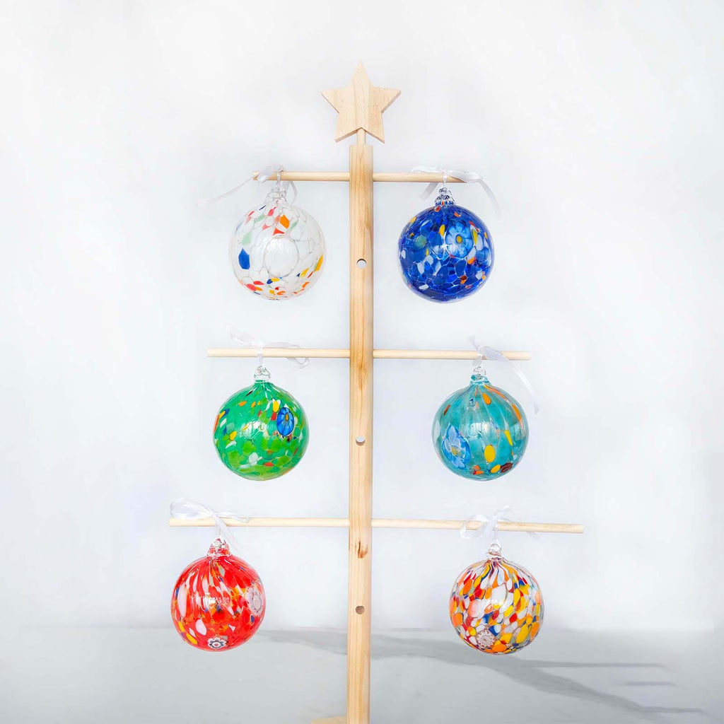 Murano Glass Christmas Ornament | Certified Murano Glass | Made in Italy | Christmas Bauble | Collection Decoro