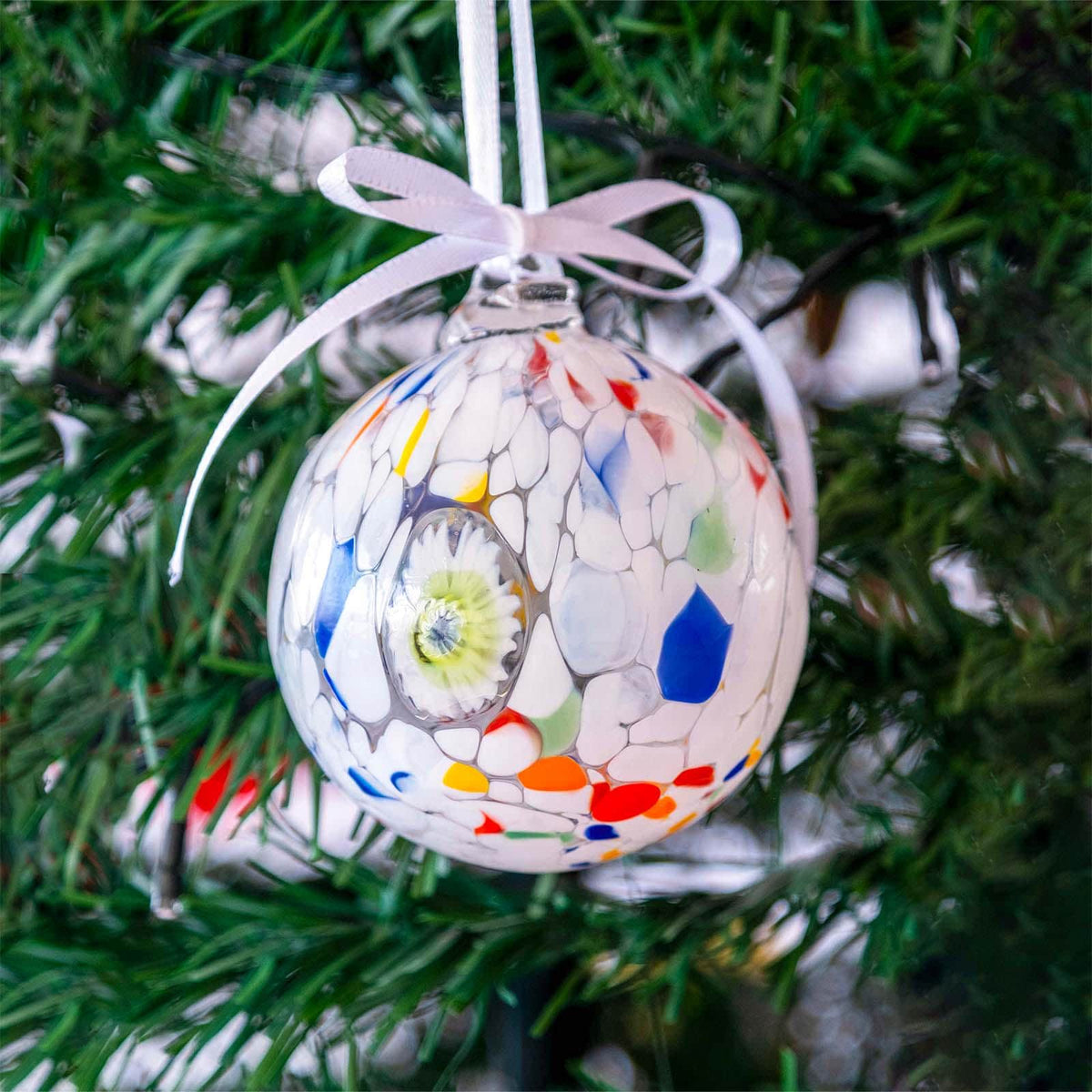 Murano Glass Christmas Ornament | Certified Murano Glass | Made in Italy | Christmas Bauble | Collection Decoro