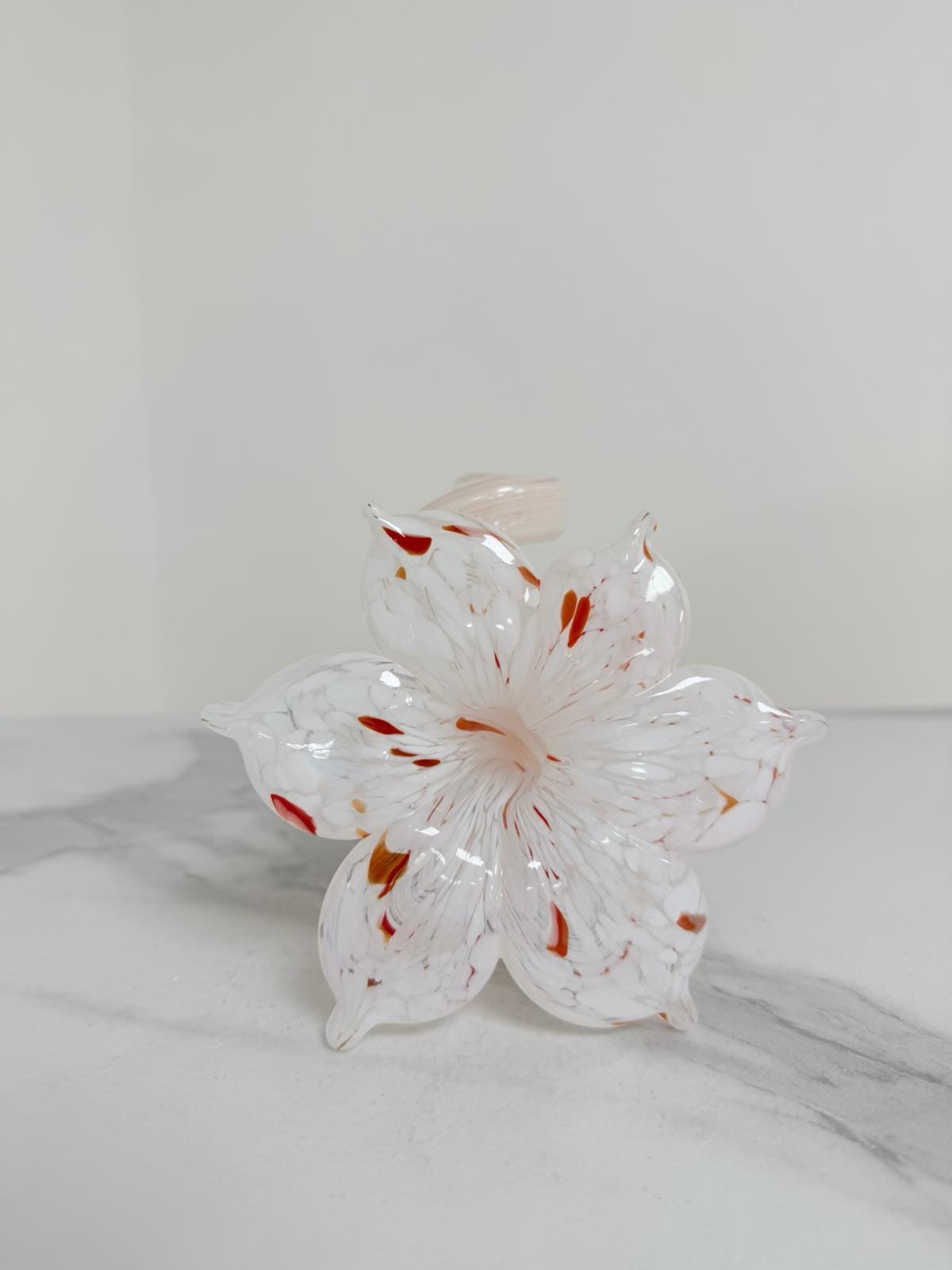 Murano Glass Flower Candle Holder | Certified Murano Glass | Made in Italy | Handmade | Collection 6 Petali