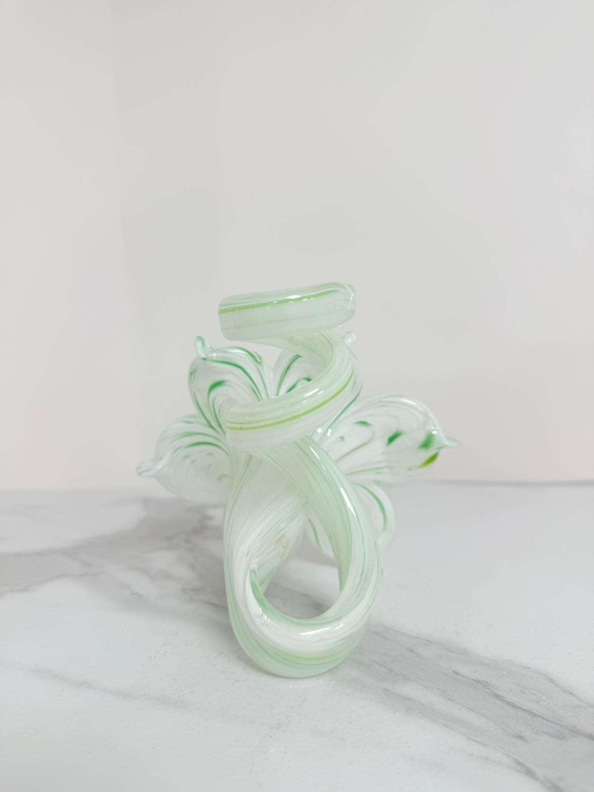 Murano Glass Flower Candle Holder | Certified Murano Glass | Made in Italy | Handmade | Collection 6 Petali