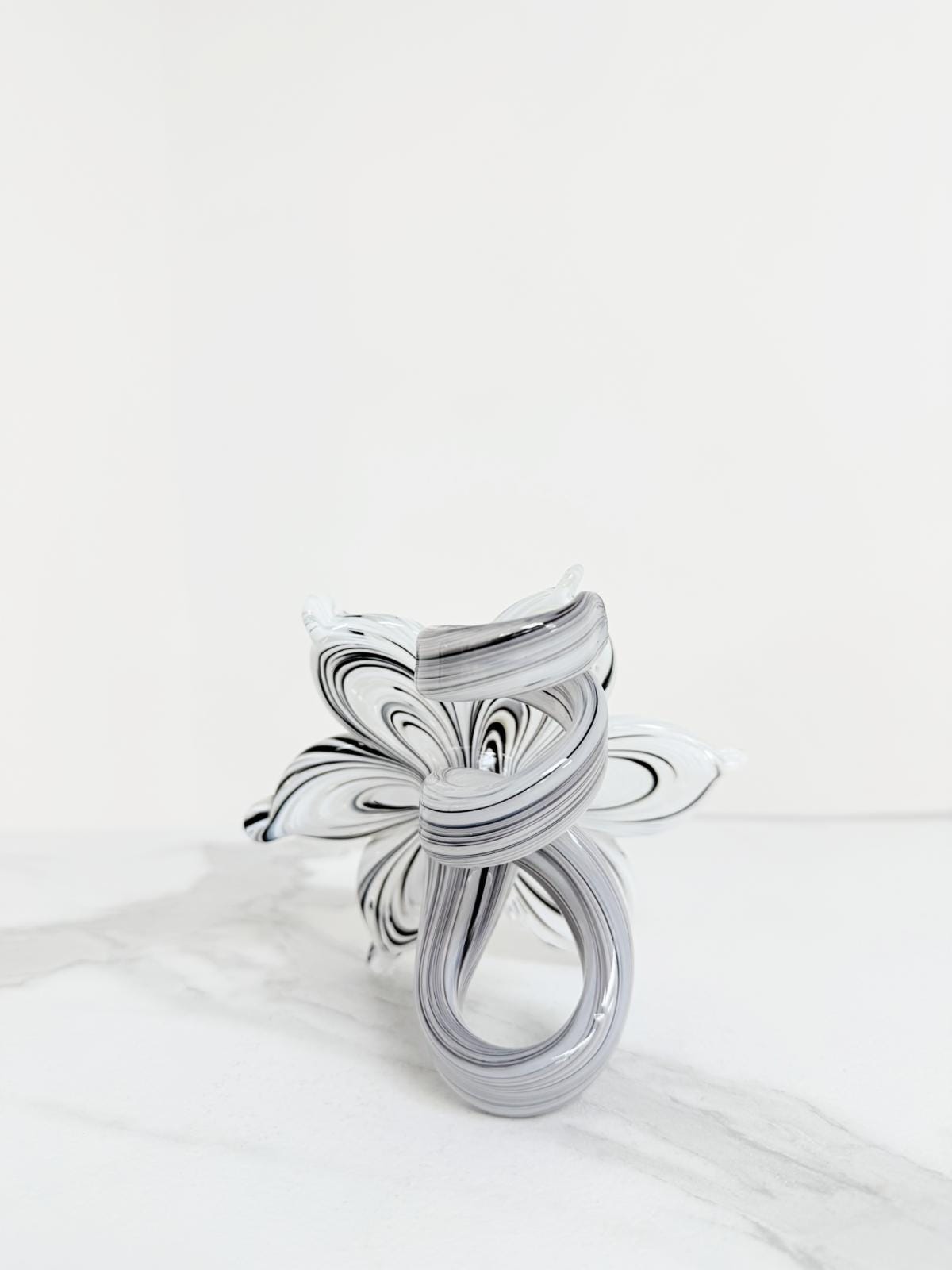 Murano Glass Flower Candle Holder | Certified Murano Glass | Made in Italy | Handmade | Collection 6 Petali