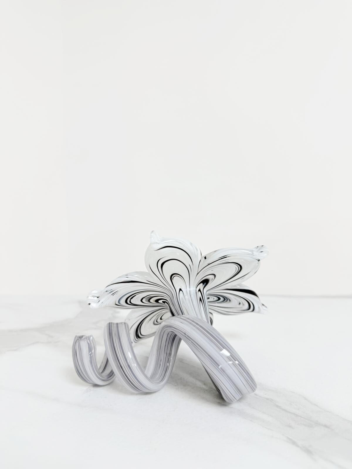 Murano Glass Flower Candle Holder | Certified Murano Glass | Made in Italy | Handmade | Collection 6 Petali