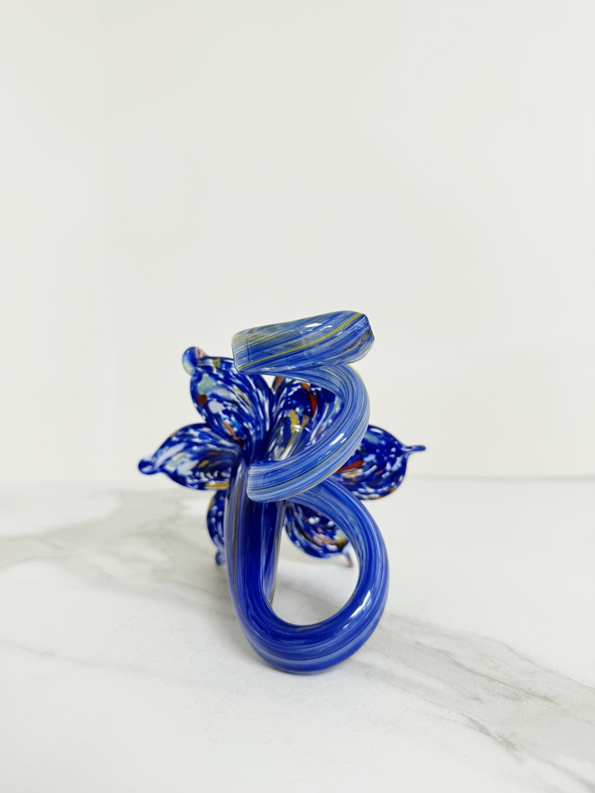 Murano Glass Flower Candle Holder | Certified Murano Glass | Made in Italy | Handmade | Collection 6 Petali