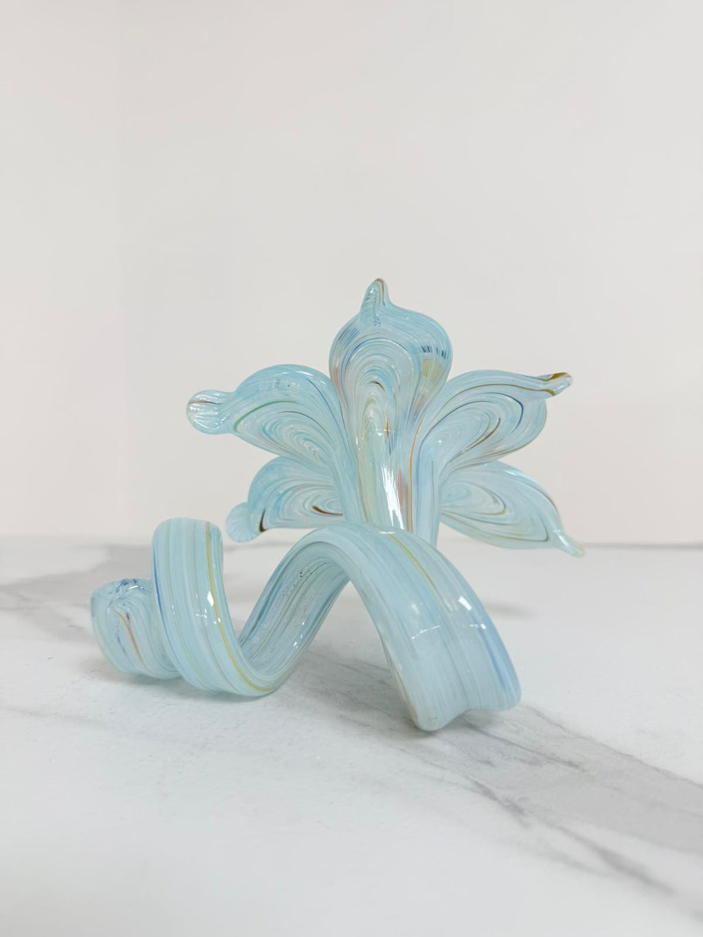 Murano Glass Flower Candle Holder | Certified Murano Glass | Made in Italy | Handmade | Collection 6 Petali