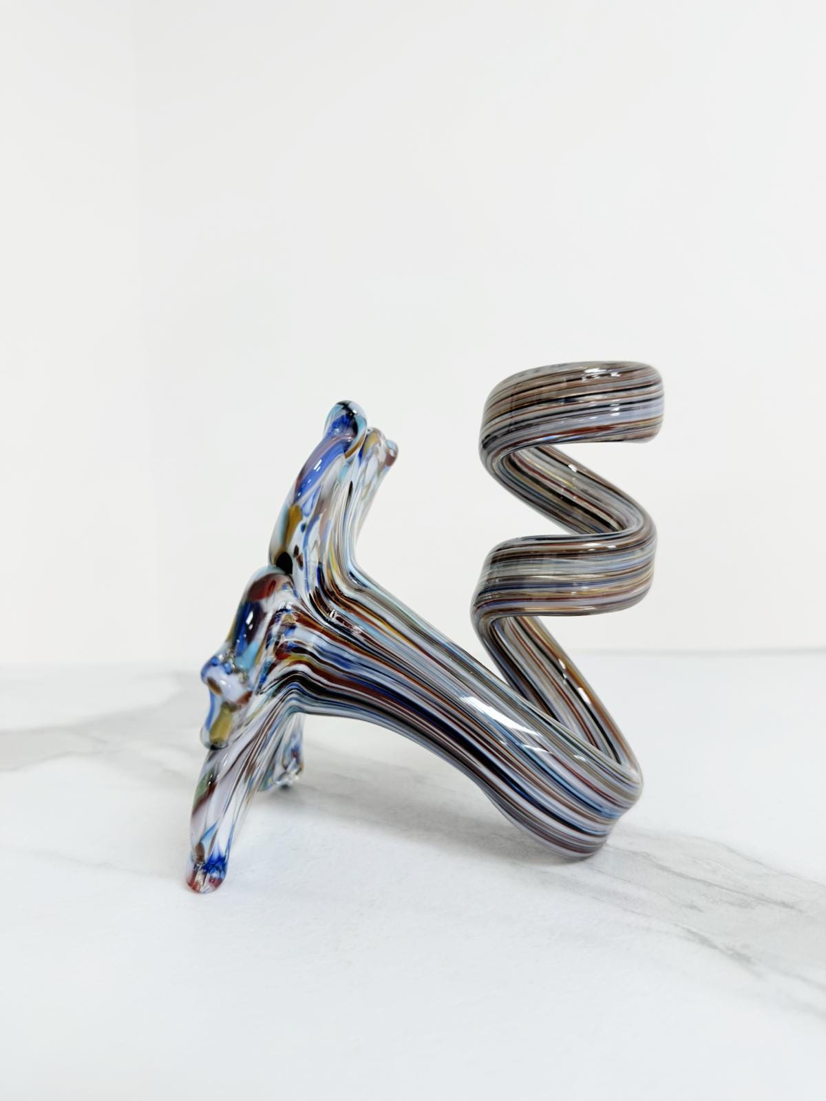 Murano Glass Flower Candle Holder | Certified Murano Glass | Made in Italy | Handmade | Collection 6 Petali