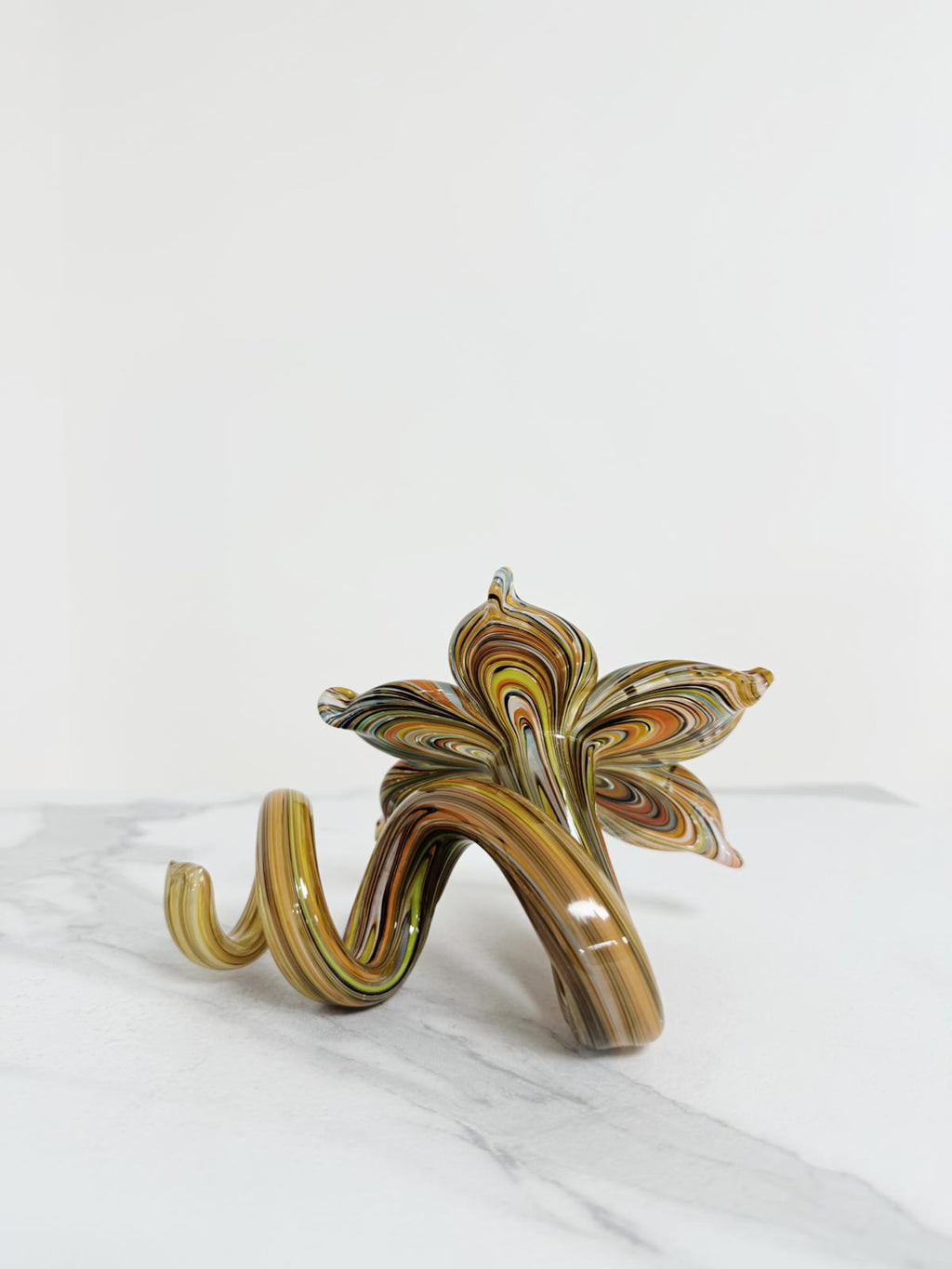 Murano Glass Flower Candle Holder | Certified Murano Glass | Made in Italy | Handmade | Collection 6 Petali