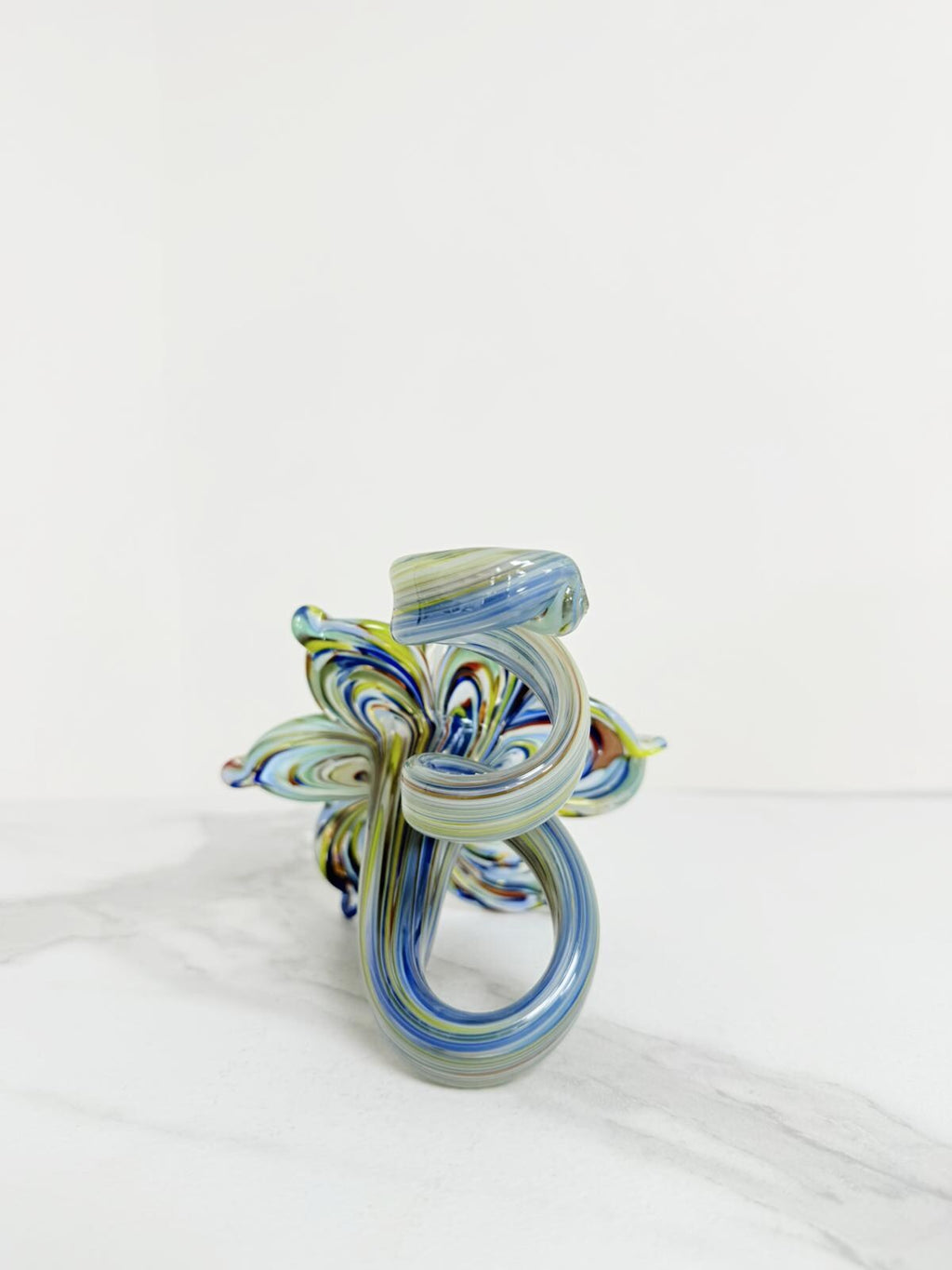 Murano Glass Flower Candle Holder | Certified Murano Glass | Made in Italy | Handmade | Collection 6 Petali