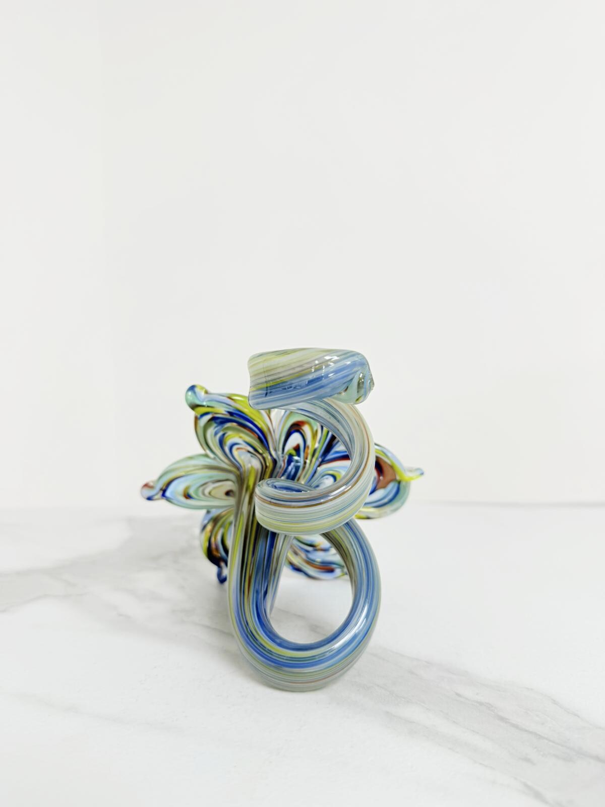 Murano Glass Flower Candle Holder | Certified Murano Glass | Made in Italy | Handmade | Collection 6 Petali