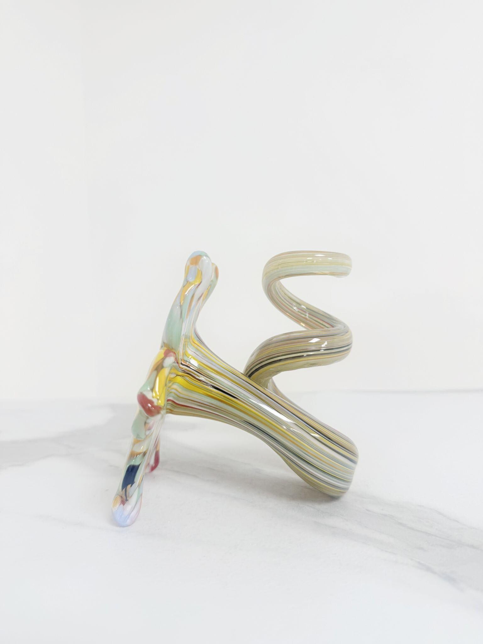 Murano Glass Flower Candle Holder | Certified Murano Glass | Made in Italy | Handmade | Collection 6 Petali