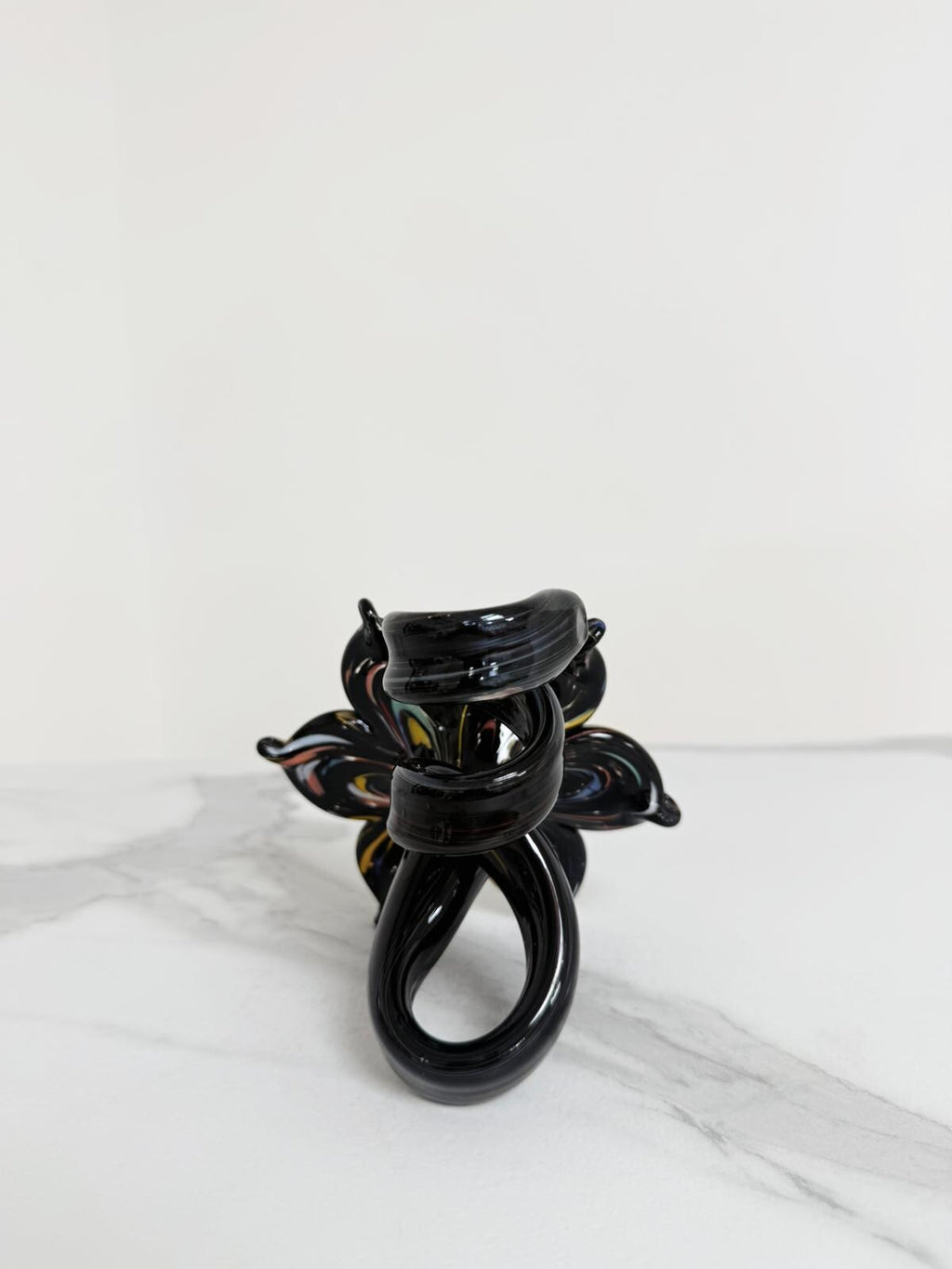 Murano Glass Flower Candle Holder | Certified Murano Glass | Made in Italy | Handmade | Collection 6 Petali